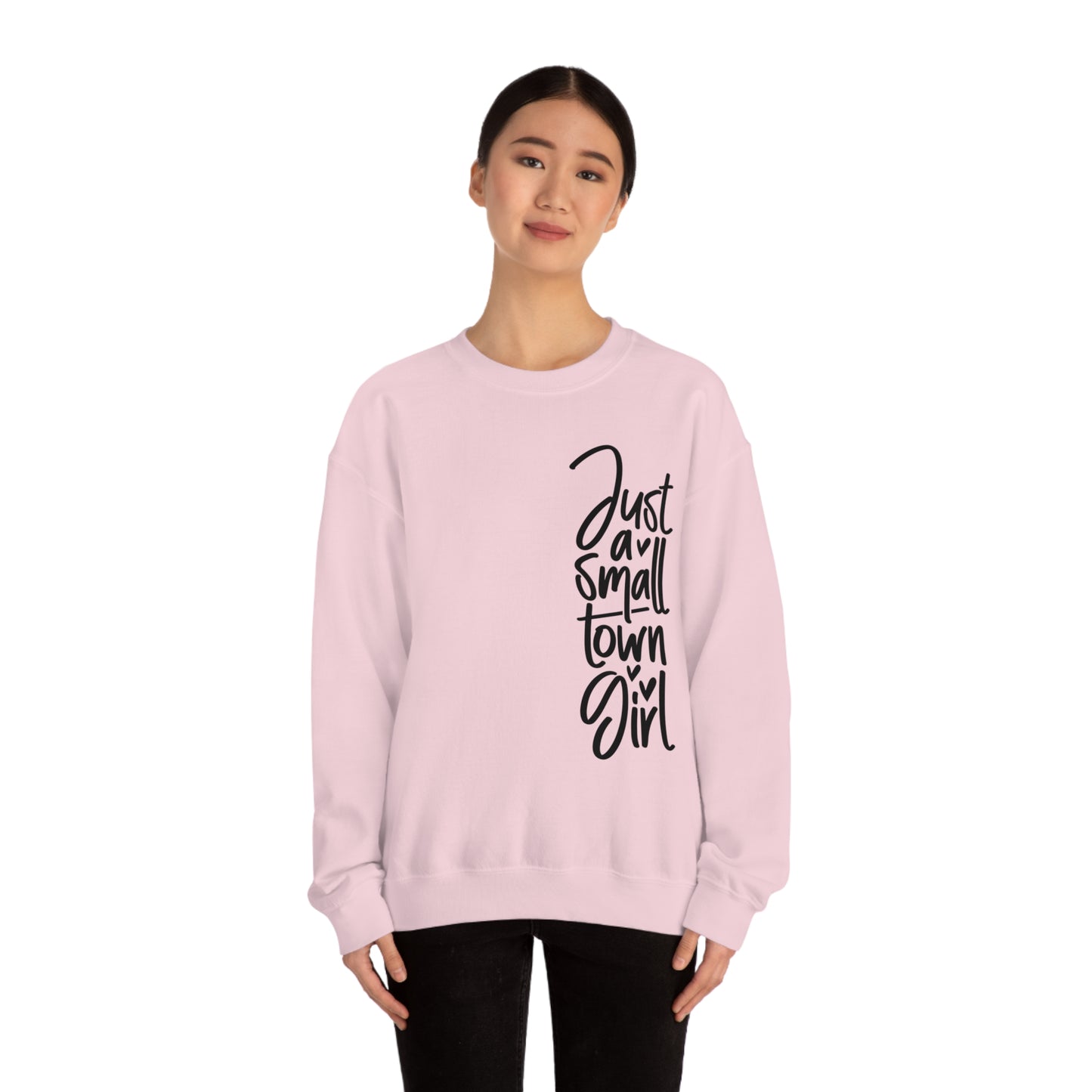 "Just a Small Town Girl" - Unisex Heavy Blend™ Crewneck Sweatshirt