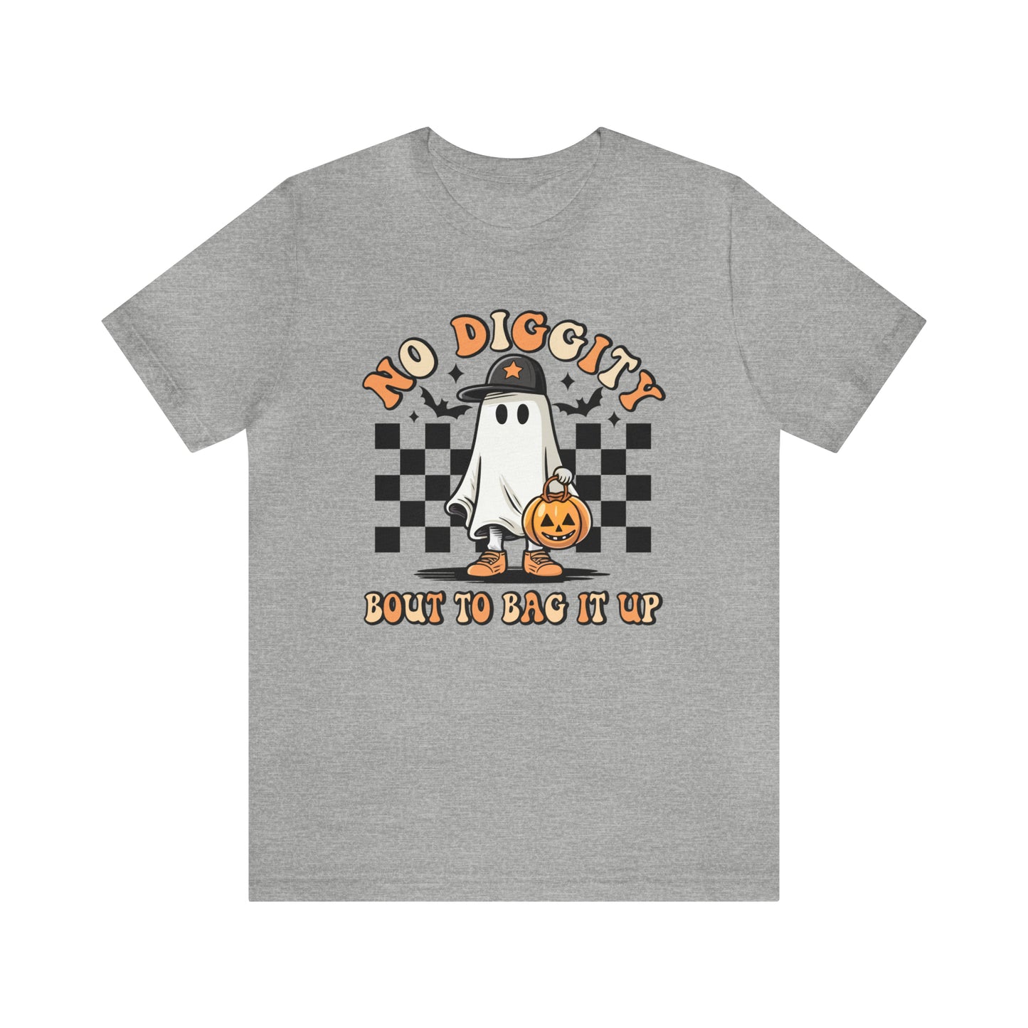 Halloween No Diggity Bout to Bag it Up T-Shirt