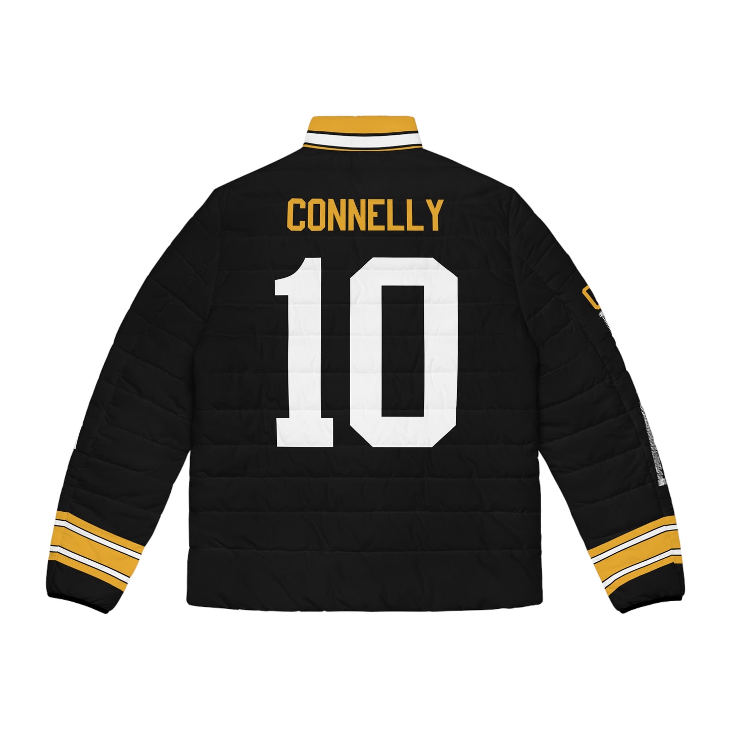 Connelly 10 Custom Pittsburgh Any Name & Number Game Day Men's Puffer Coat/ Jacket