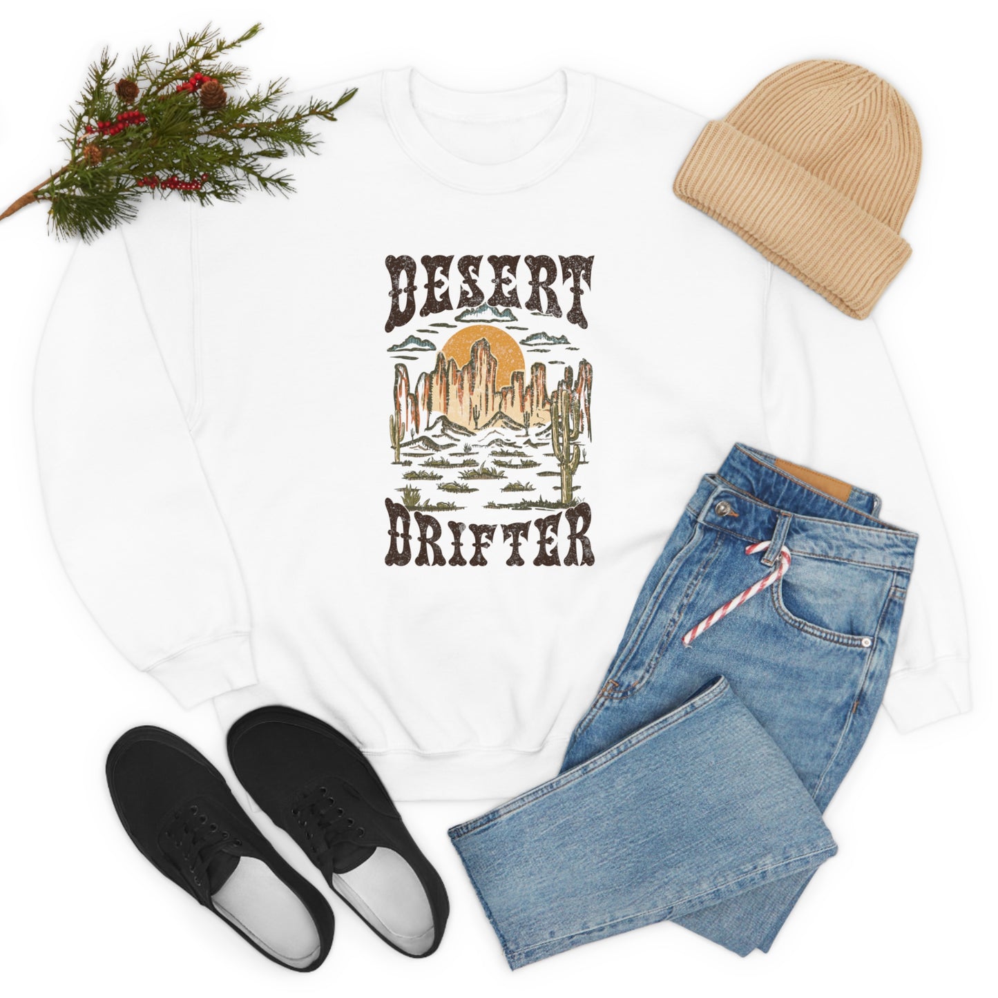 "Desert Drifter" - Unisex Heavy Blend™ Crewneck Sweatshirt