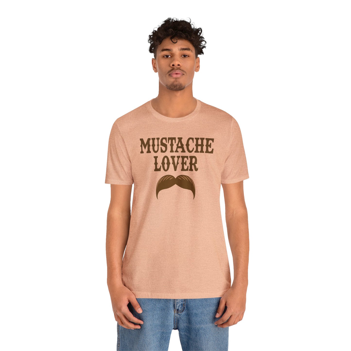 Mustache Lover Bella Jersey Short Sleeve Tee (Unisex)