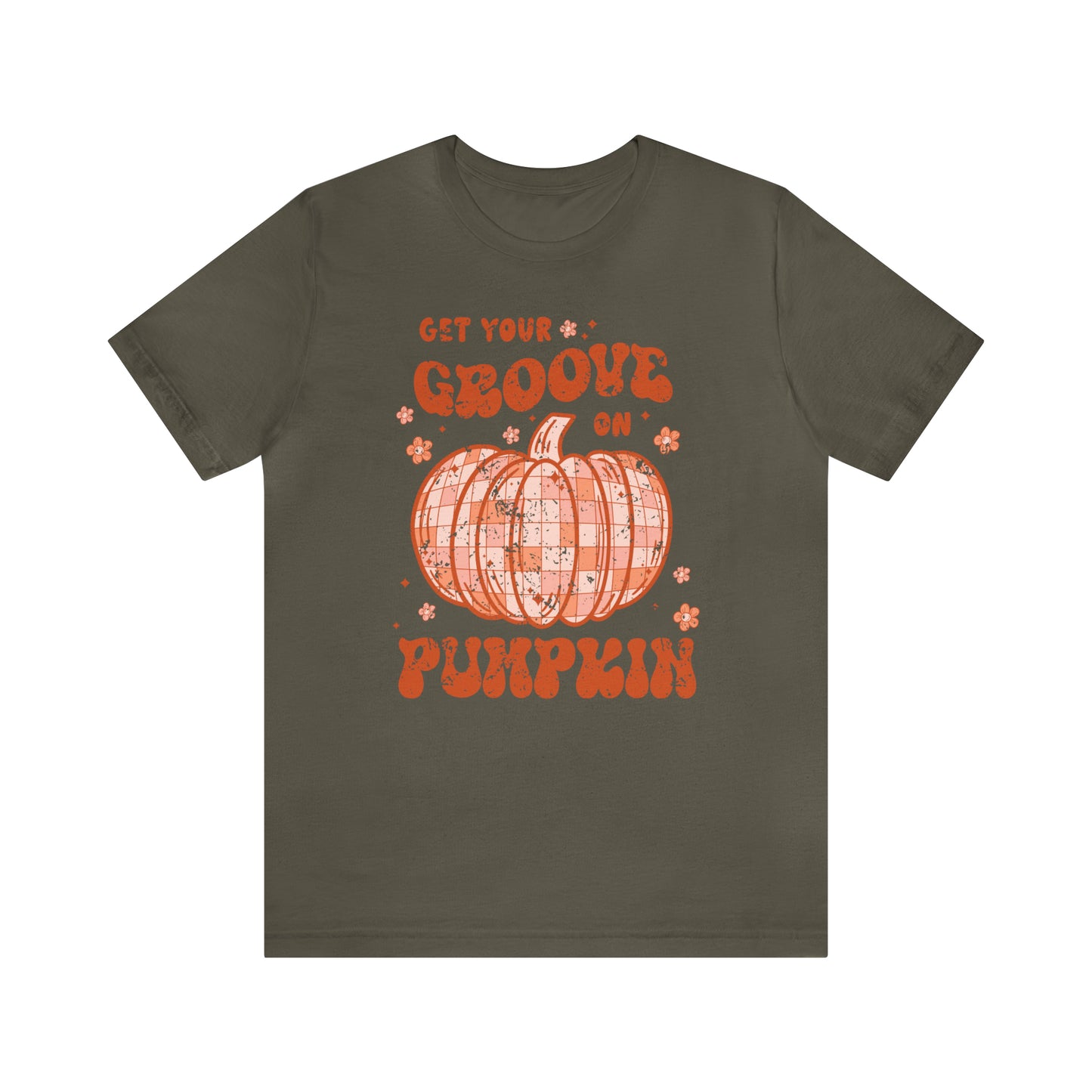 Halloween/ Fall Get Your Groove On Pumpkin  T-Shirt