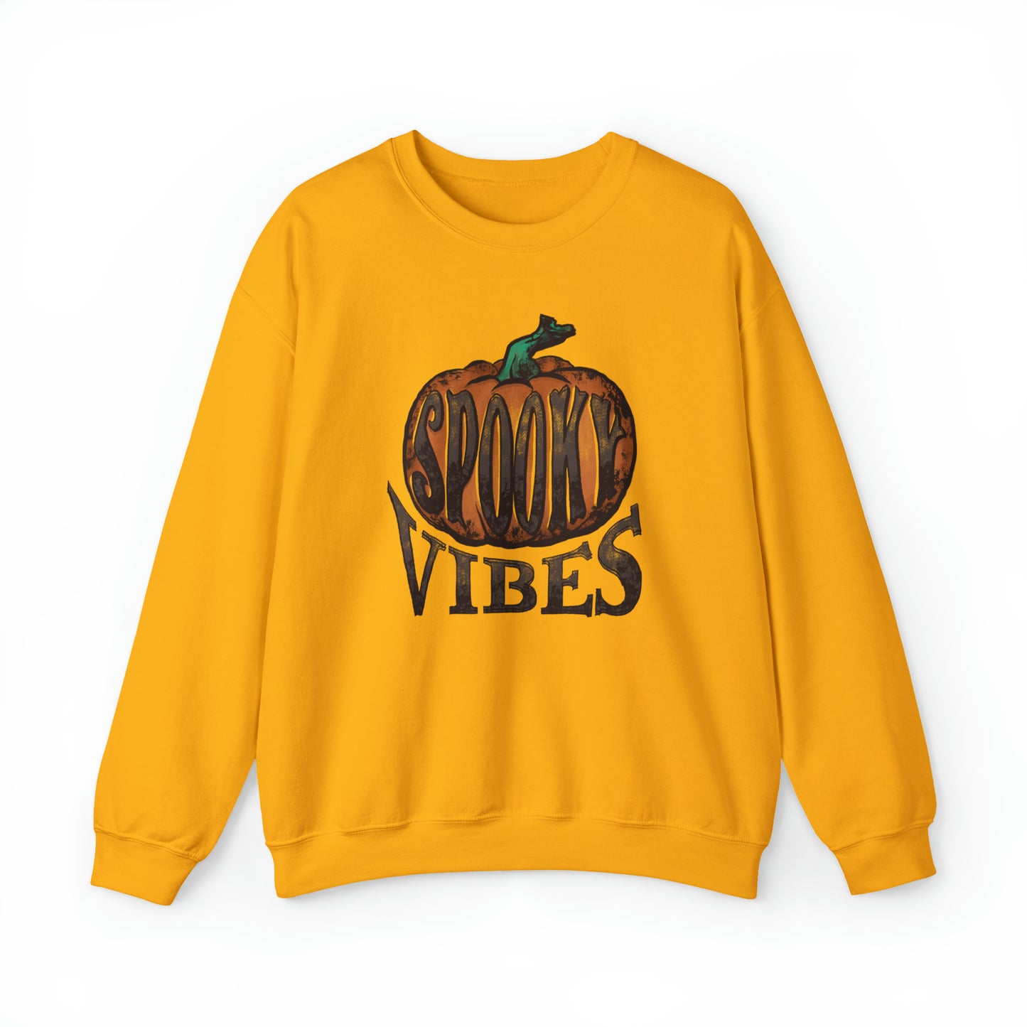 Spooky Vibes Fall Halloween Unisex Heavy Blend™ Crewneck Sweatshirt