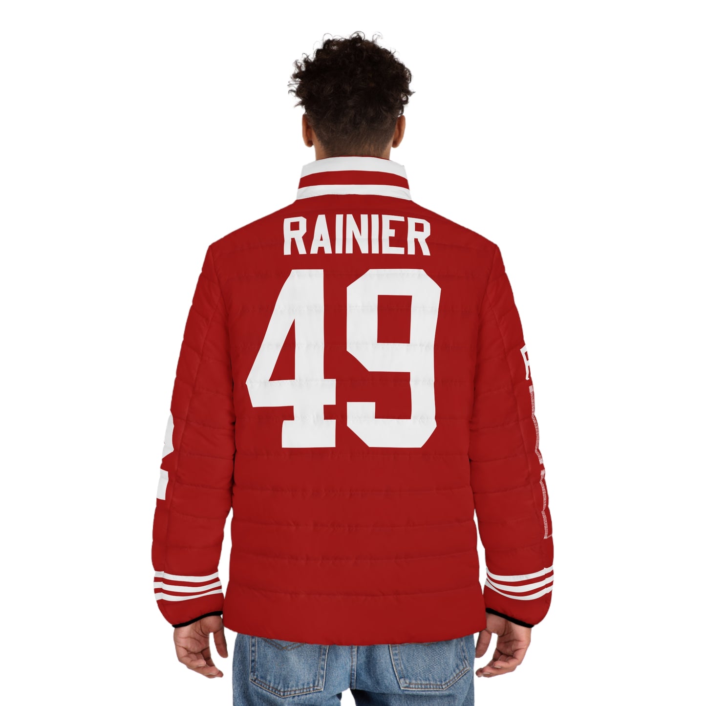 rainier 49 custom Game Day Men's Puffer Coat/ Jacket