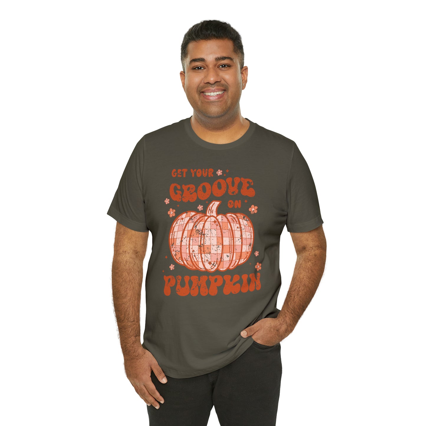 Halloween/ Fall Get Your Groove On Pumpkin  T-Shirt