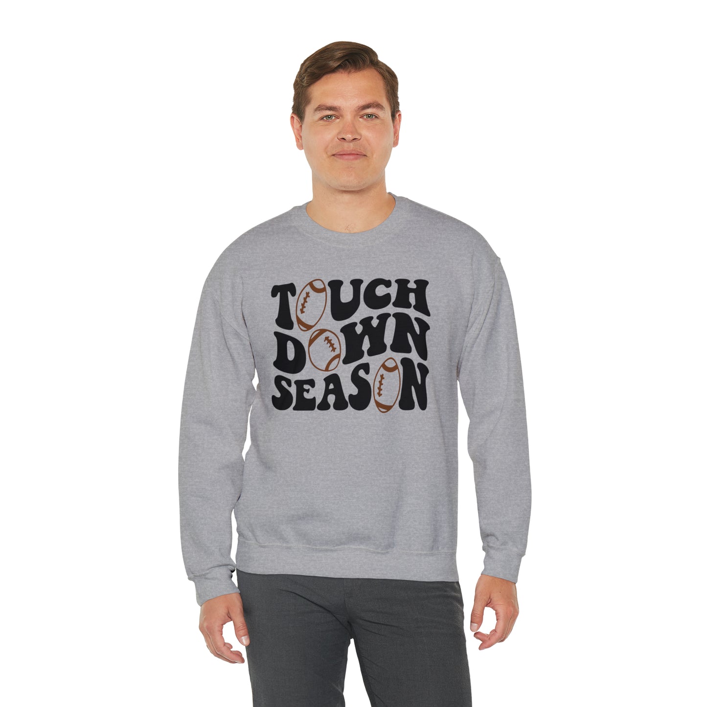 Touch Down Season Heavy Blend™ Crewneck Sweatshirt