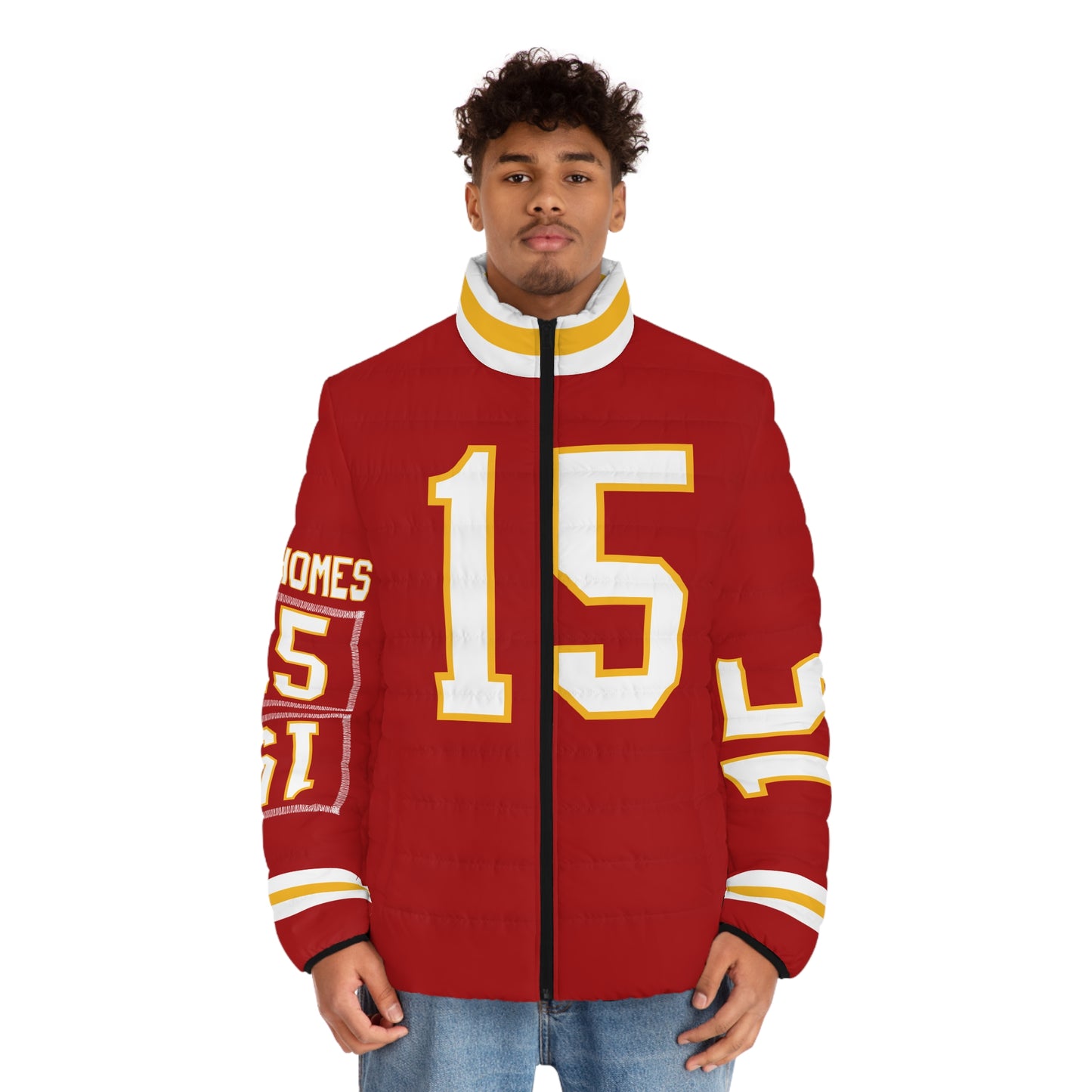 Mahomes 15 Game Day Men's Puffer Coat/ Jacket