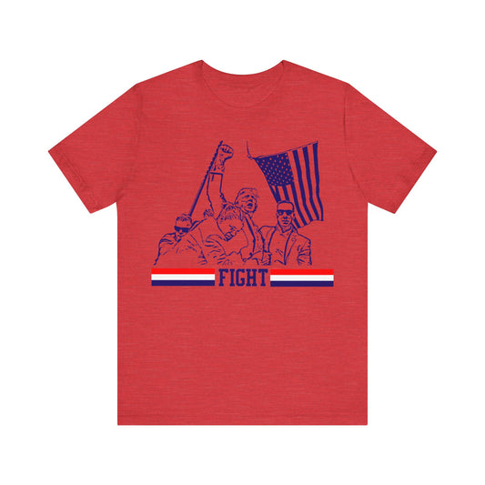 Trump Fight Jersey Short Sleeve Tee