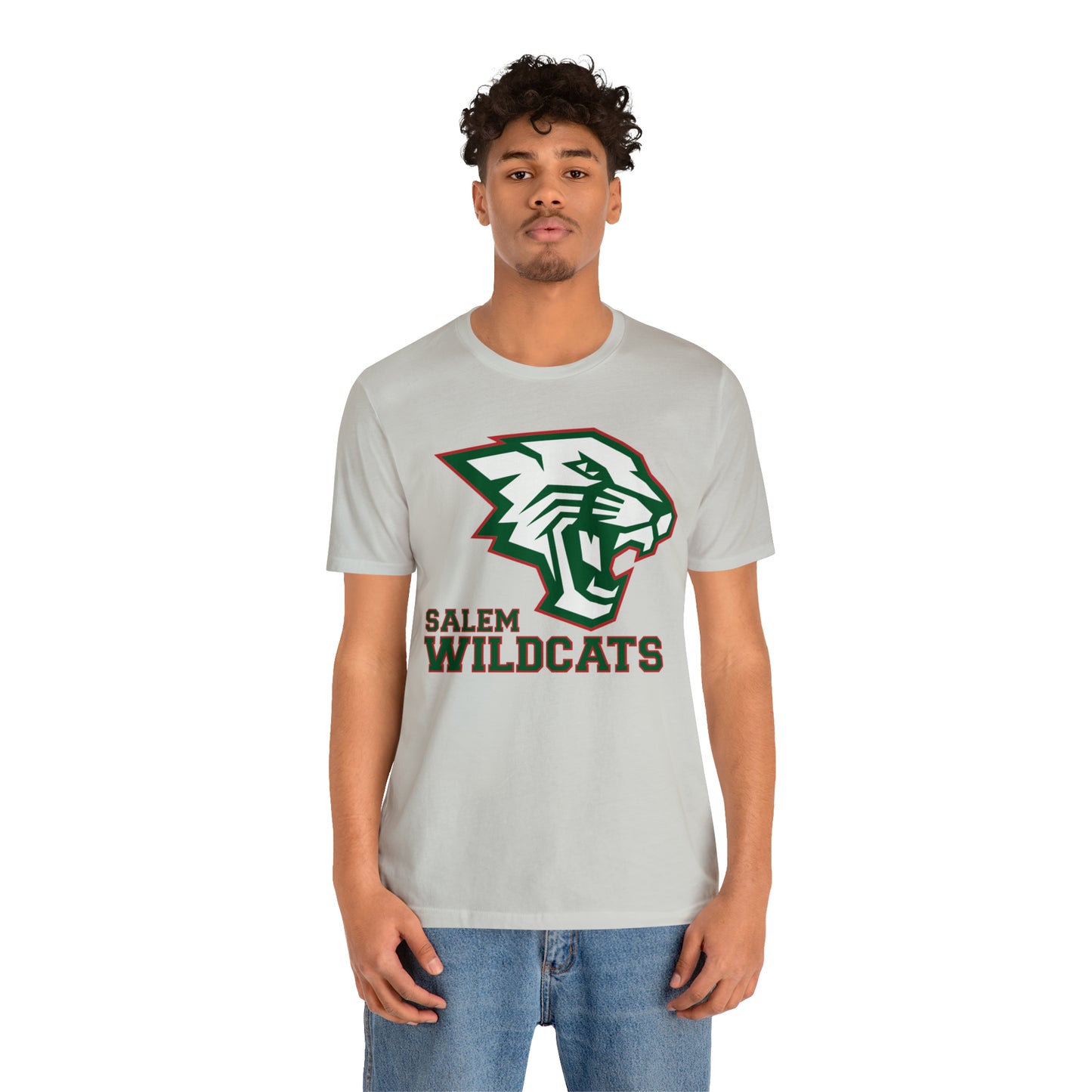 Salem Wildcats Jersey Short Sleeve Tee - Green Print