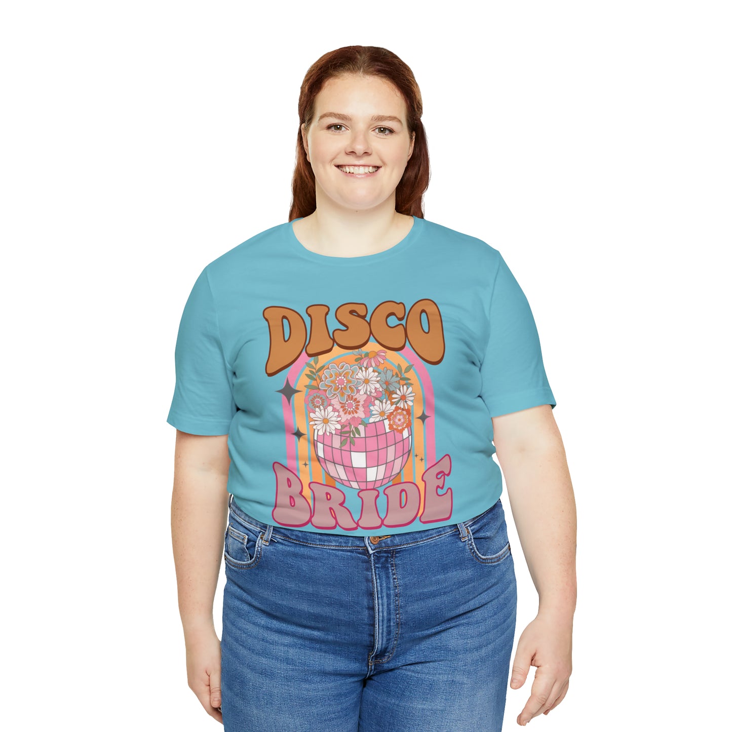 Retro Disco Bride Mirror Ball T-Shirt