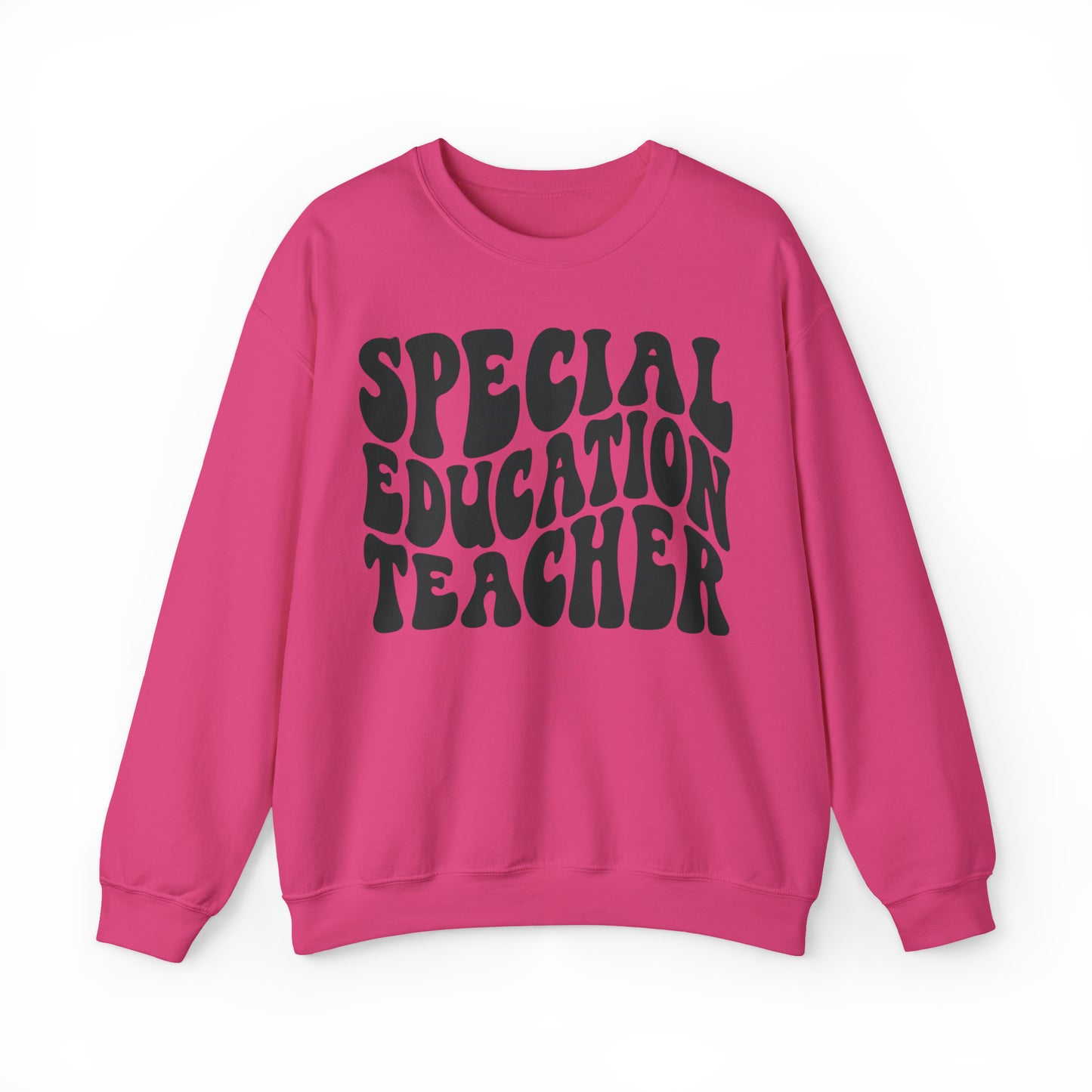 Special Education Teacher Black Logo Unisex Heavy Blend™ Crewneck Sweatshirt