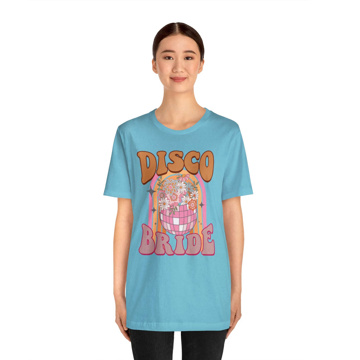 Retro Disco Bride Mirror Ball T-Shirt