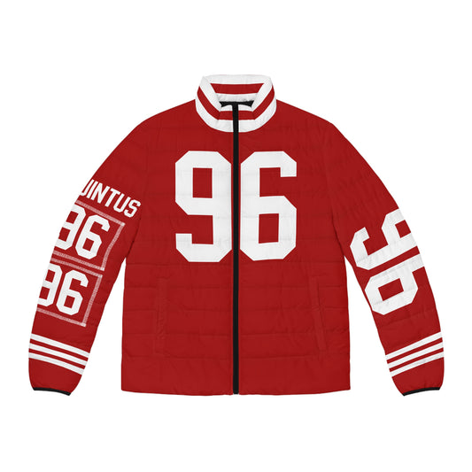 quintas custom Game Day Men's Puffer Coat/ Jacket