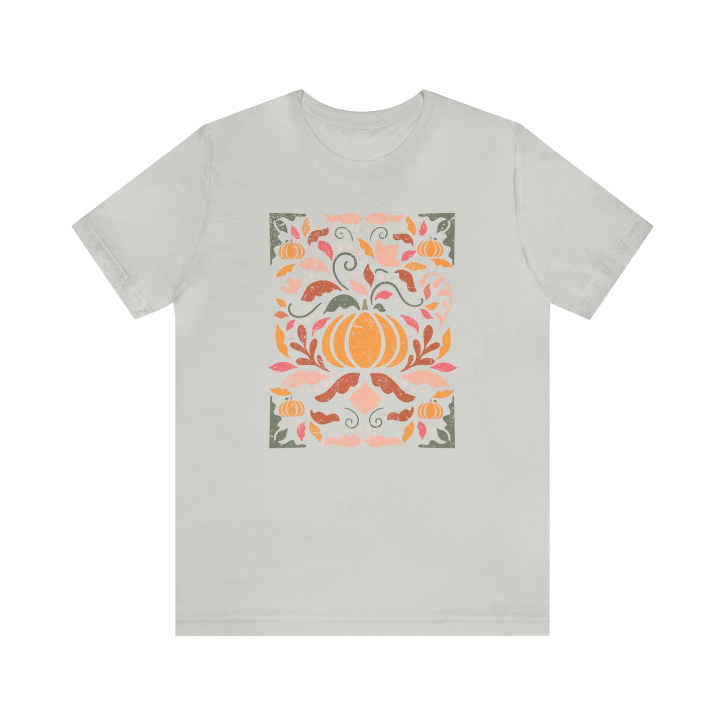 Distressed Boho Fall Floral Mural T-Shirt