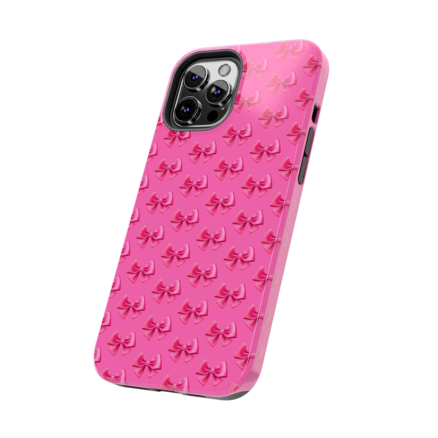 Barbie Pink Bows Themed Tough Phone Cases