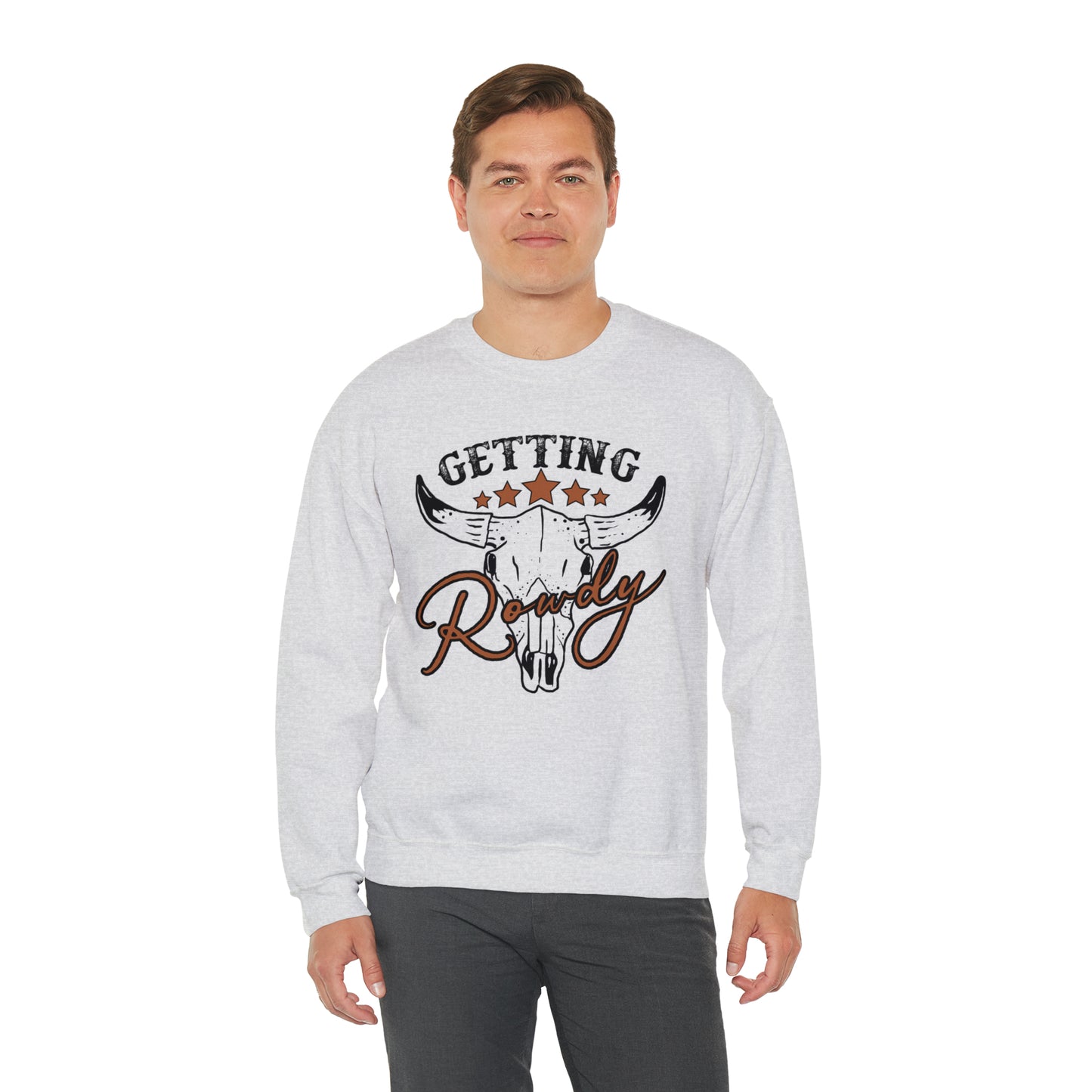 Vintage Getting Rowdy Party/ Bridesmaid/ Groomsman Unisex Heavy Blend™ Crewneck Sweatshirt