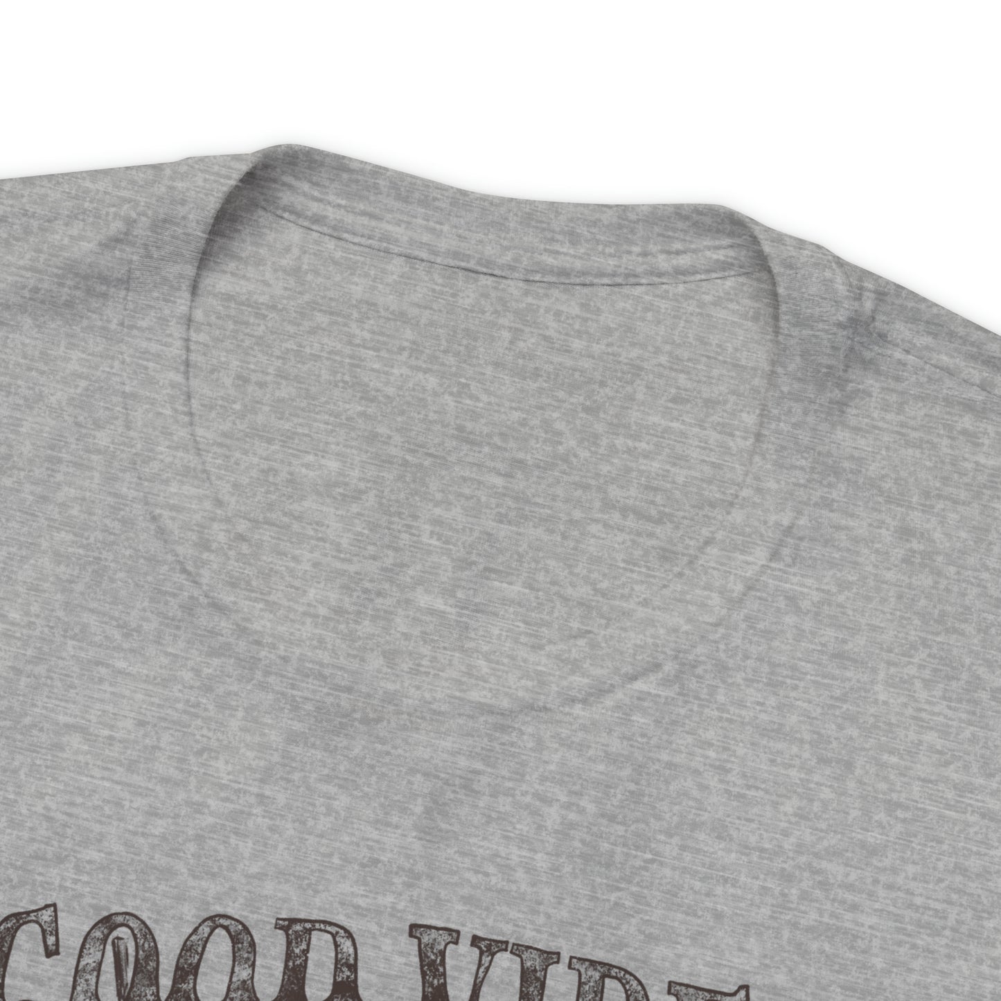 Vintage Good Vibes and Tractors Unisex Jersey Short Sleeve Tee