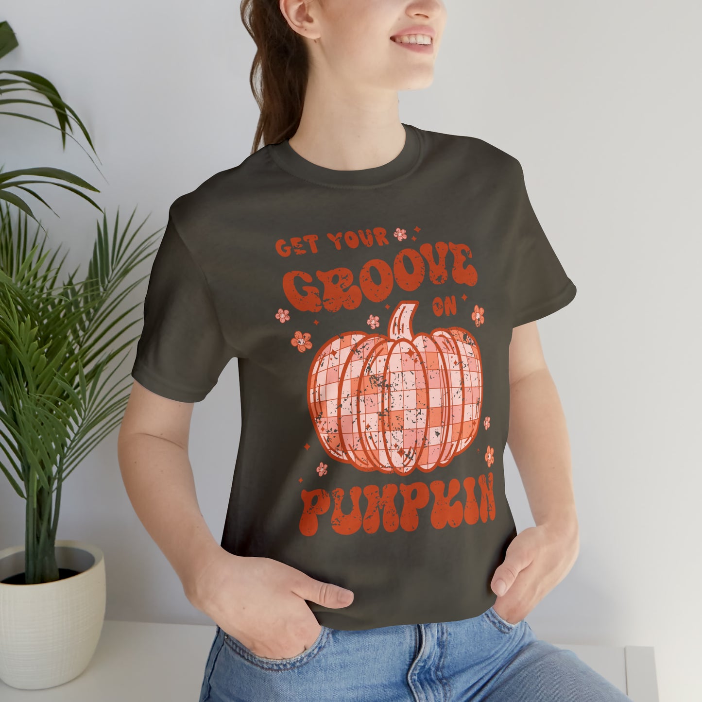 Halloween/ Fall Get Your Groove On Pumpkin  T-Shirt