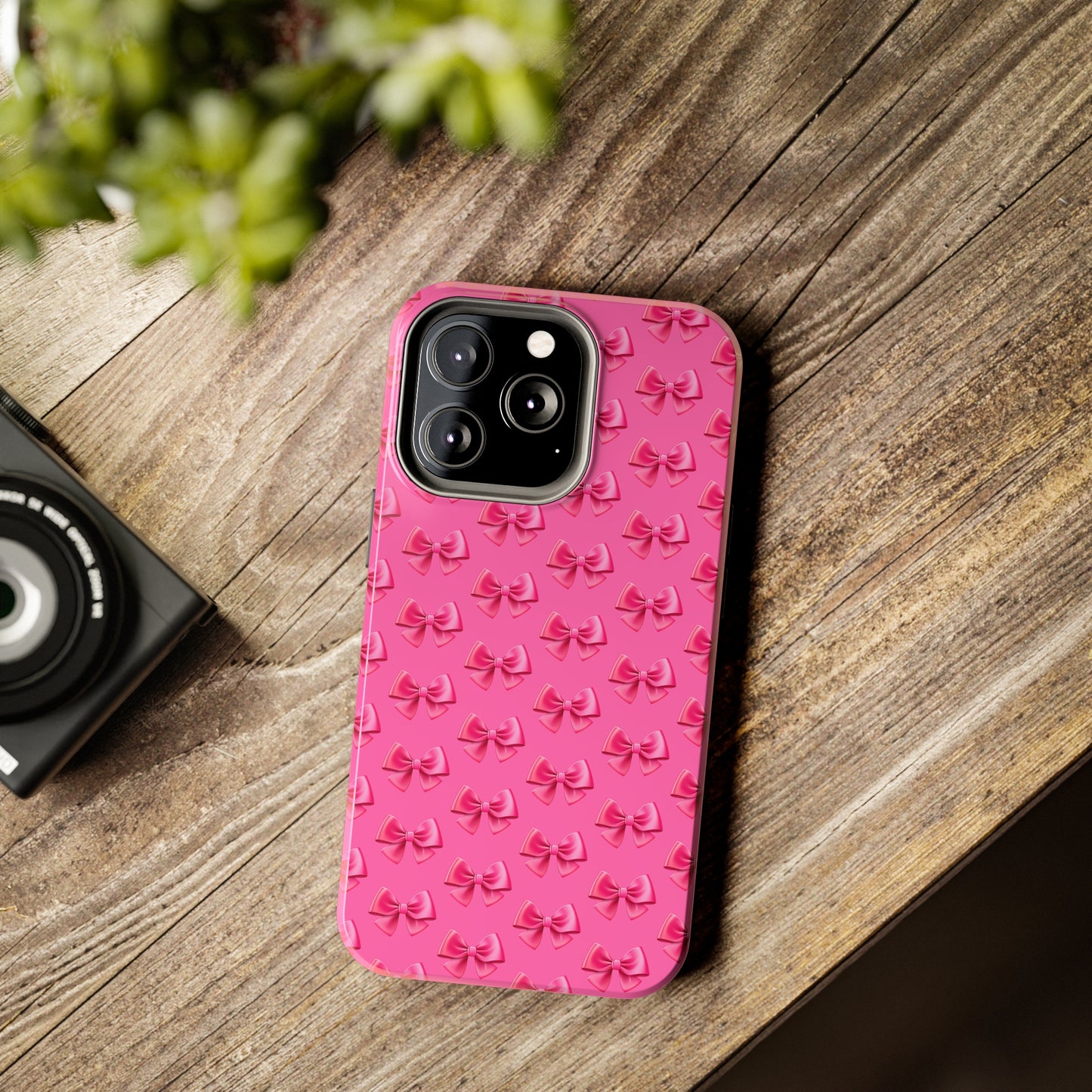 Barbie Pink Bows Themed Tough Phone Cases