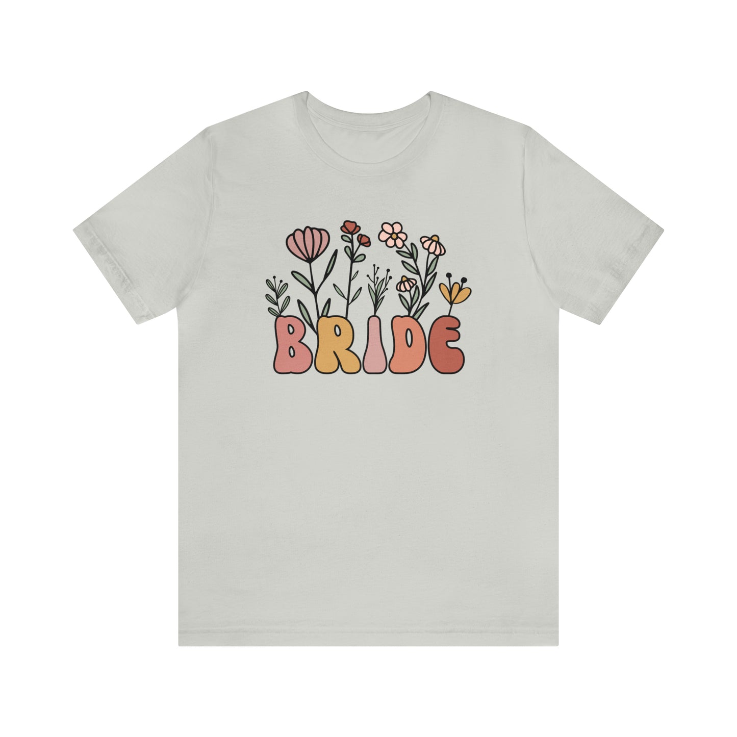 Boho Floral Bride T-Shirt