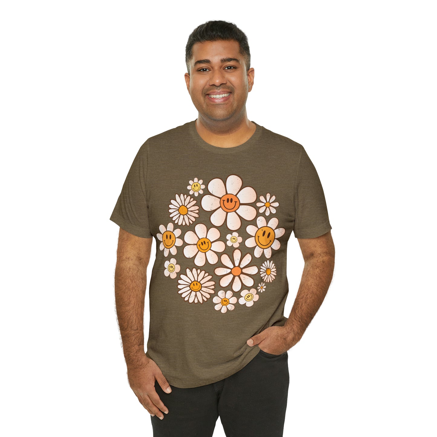 Distressed Smiling Daisies T-Shirt