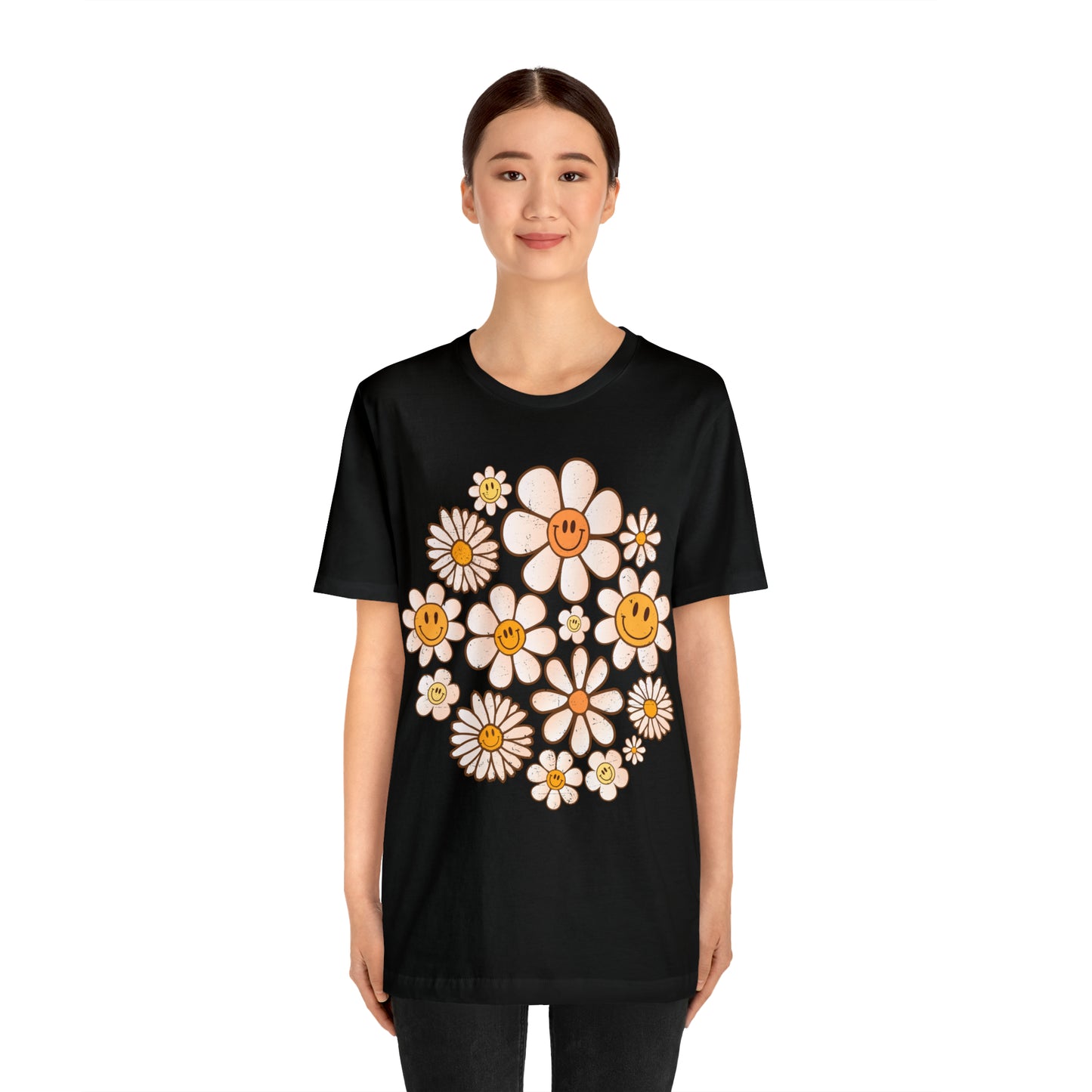 Distressed Smiling Daisies T-Shirt