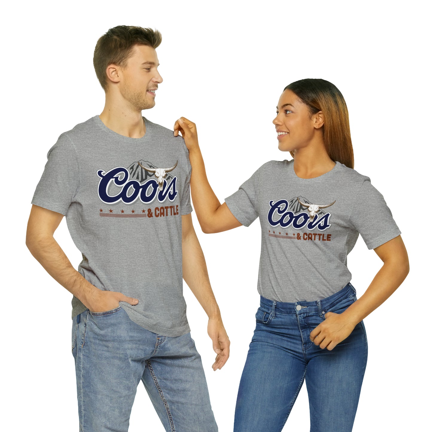 Beer and Cattle Unisex Jersey Short Sleeve Tee