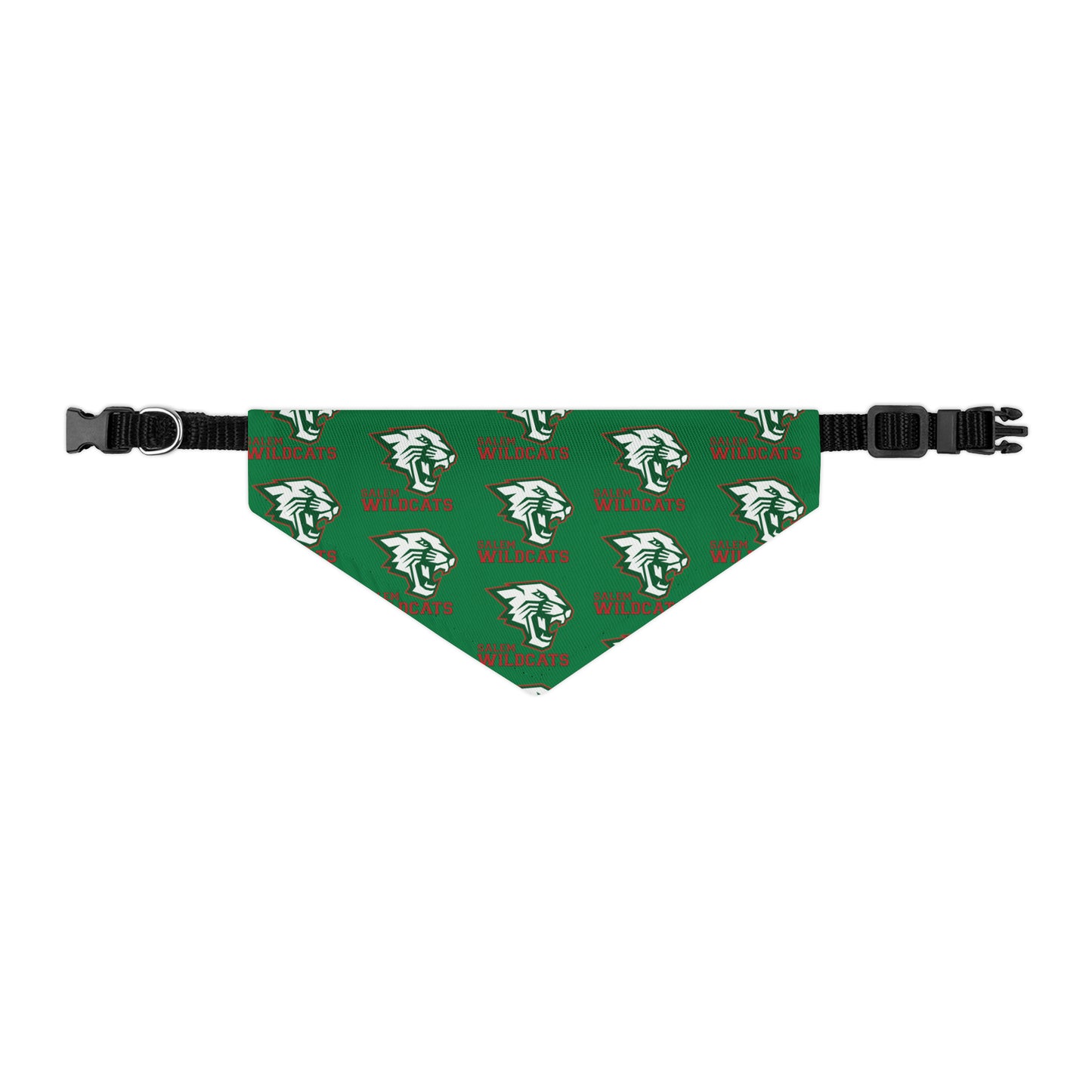 Salem Wildcats Pattern Pet Bandana Collar