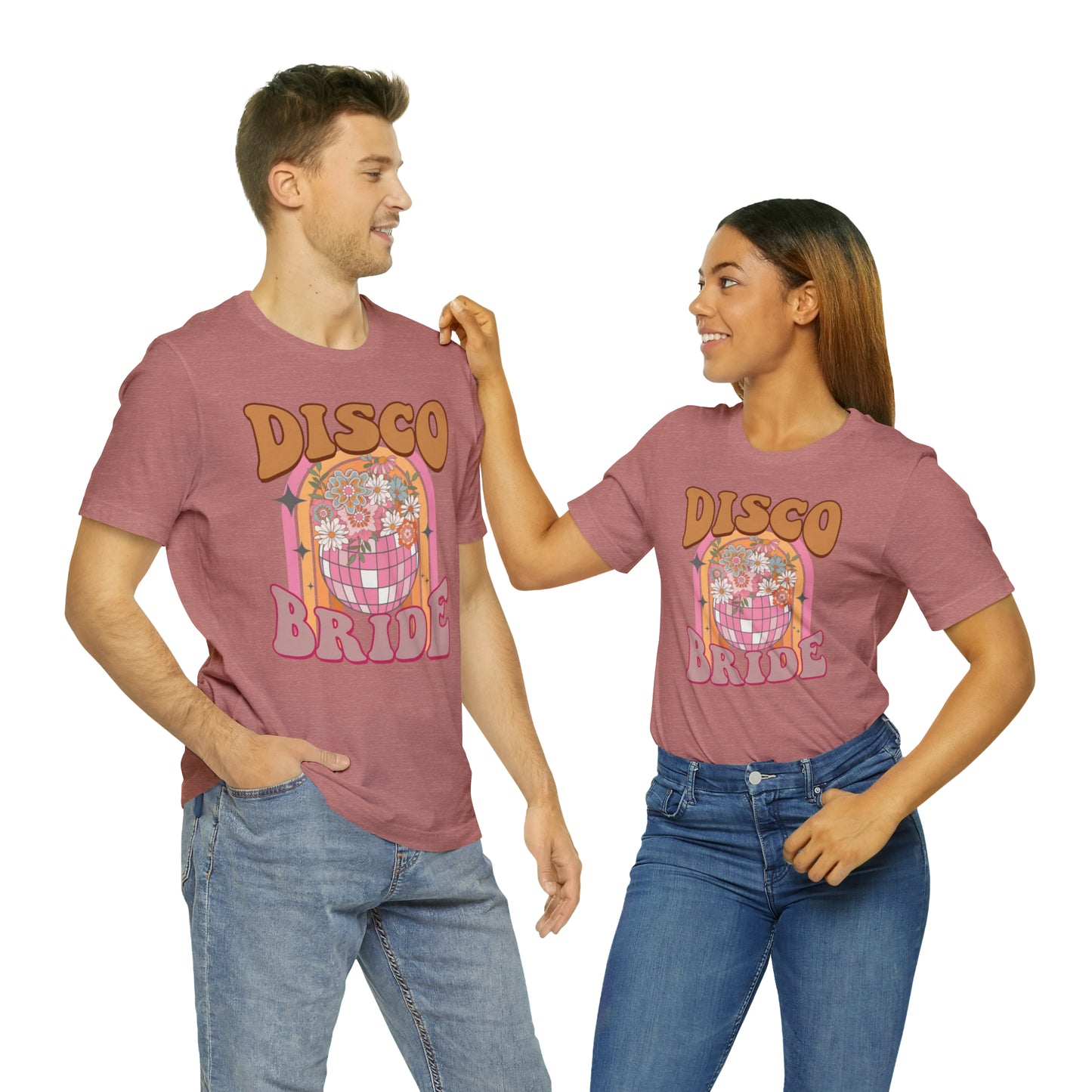 Retro Disco Bride Mirror Ball T-Shirt