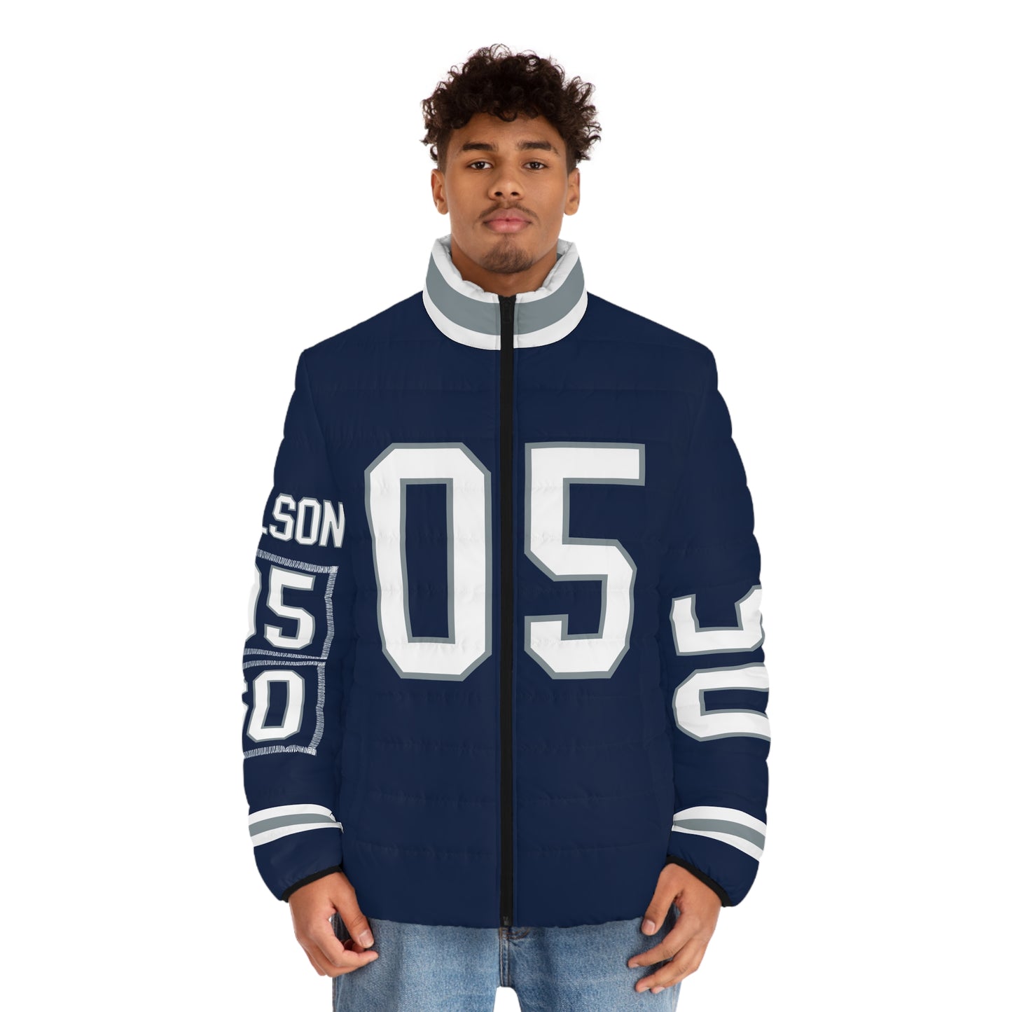 Wilson 05 Custom Dallas Game Day Men's Puffer Coat/ Jacket