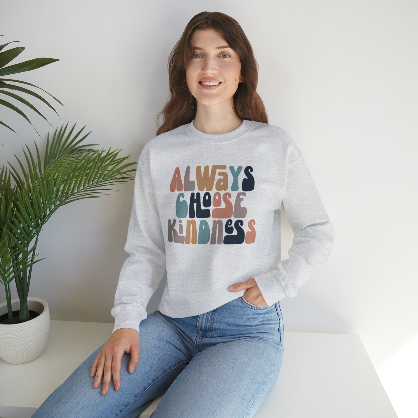 Always Choose Kindness Heavy Blend™ Crewneck Sweatshirt