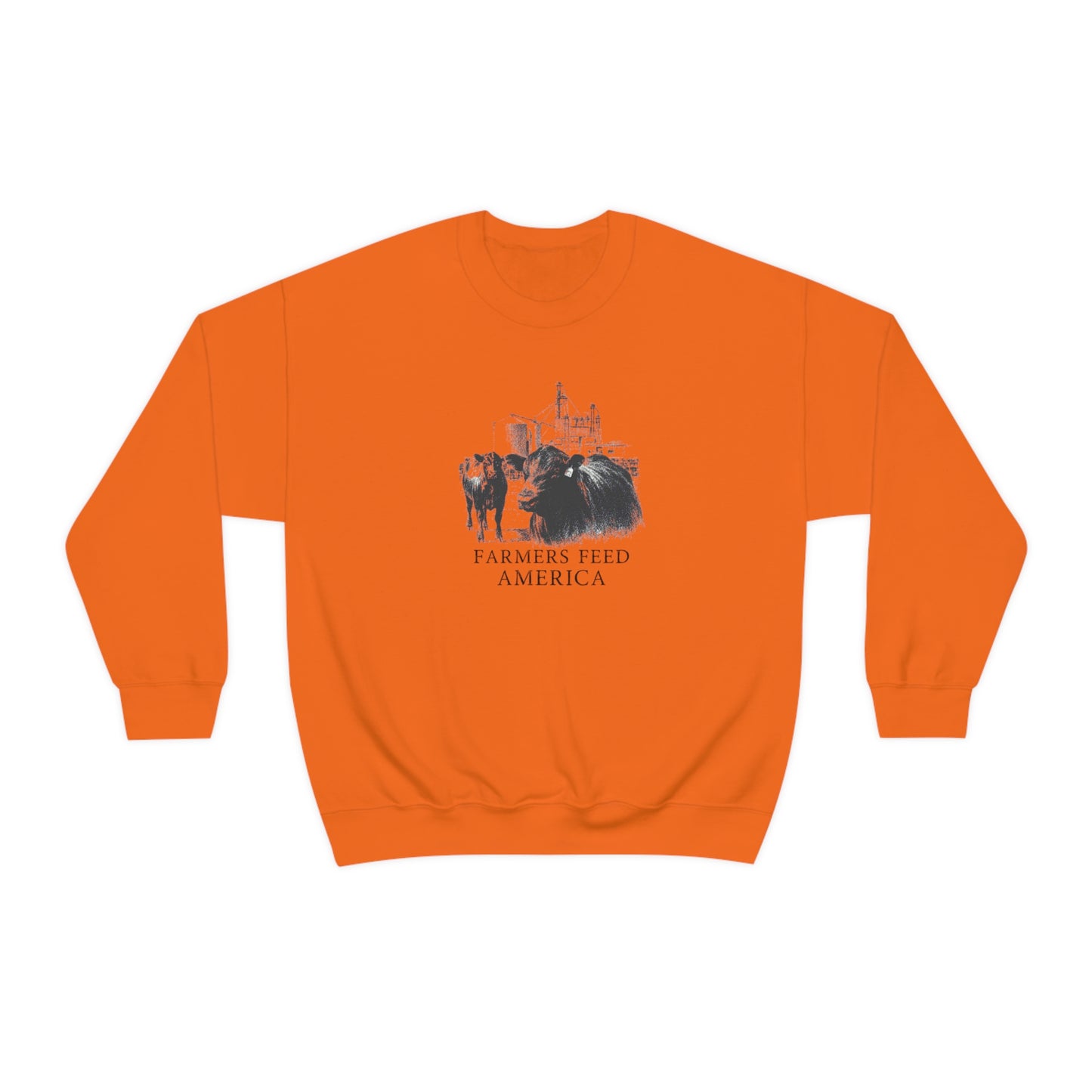 "Farmers Feed America" - Unisex Heavy Blend™ Crewneck Sweatshirt