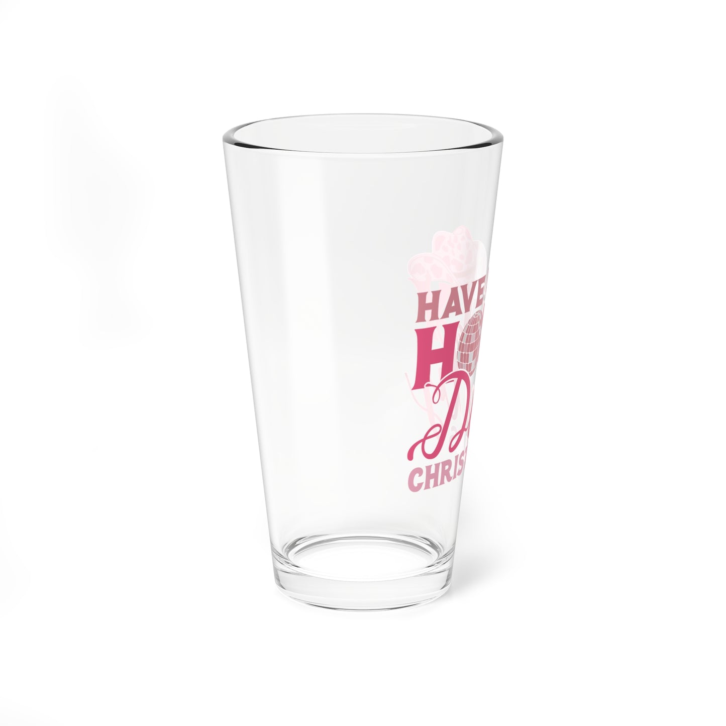 Have a Holly Dolly Christmas Mixing Glass, 16oz