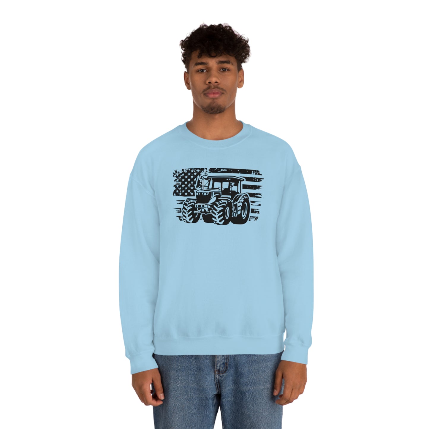 "American Tractor" - Unisex Heavy Blend™ Crewneck Sweatshirt