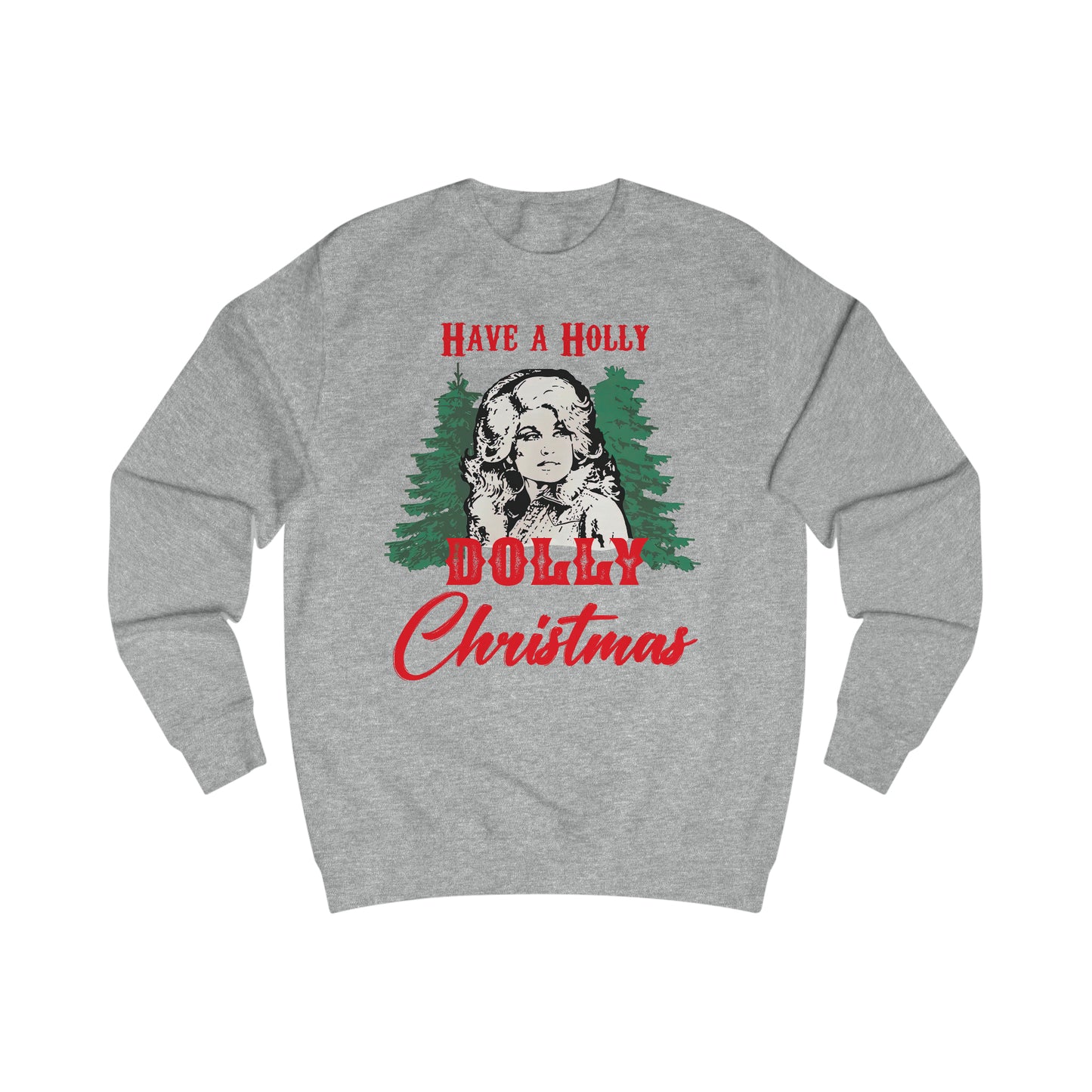 Have a Holly Dolly Christmas Unisex Heavy Blend™ Crewneck Sweatshirt