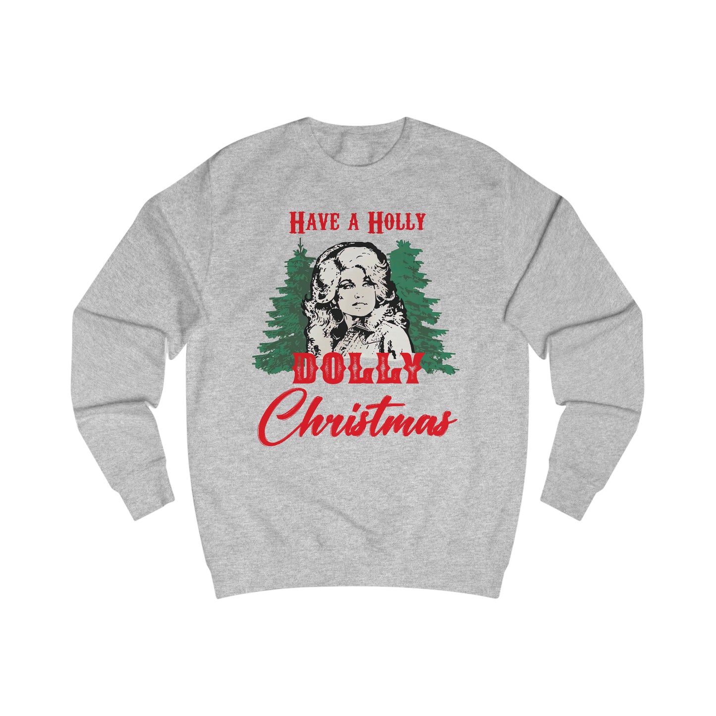 Have a Holly Dolly Christmas Unisex Heavy Blend™ Crewneck Sweatshirt