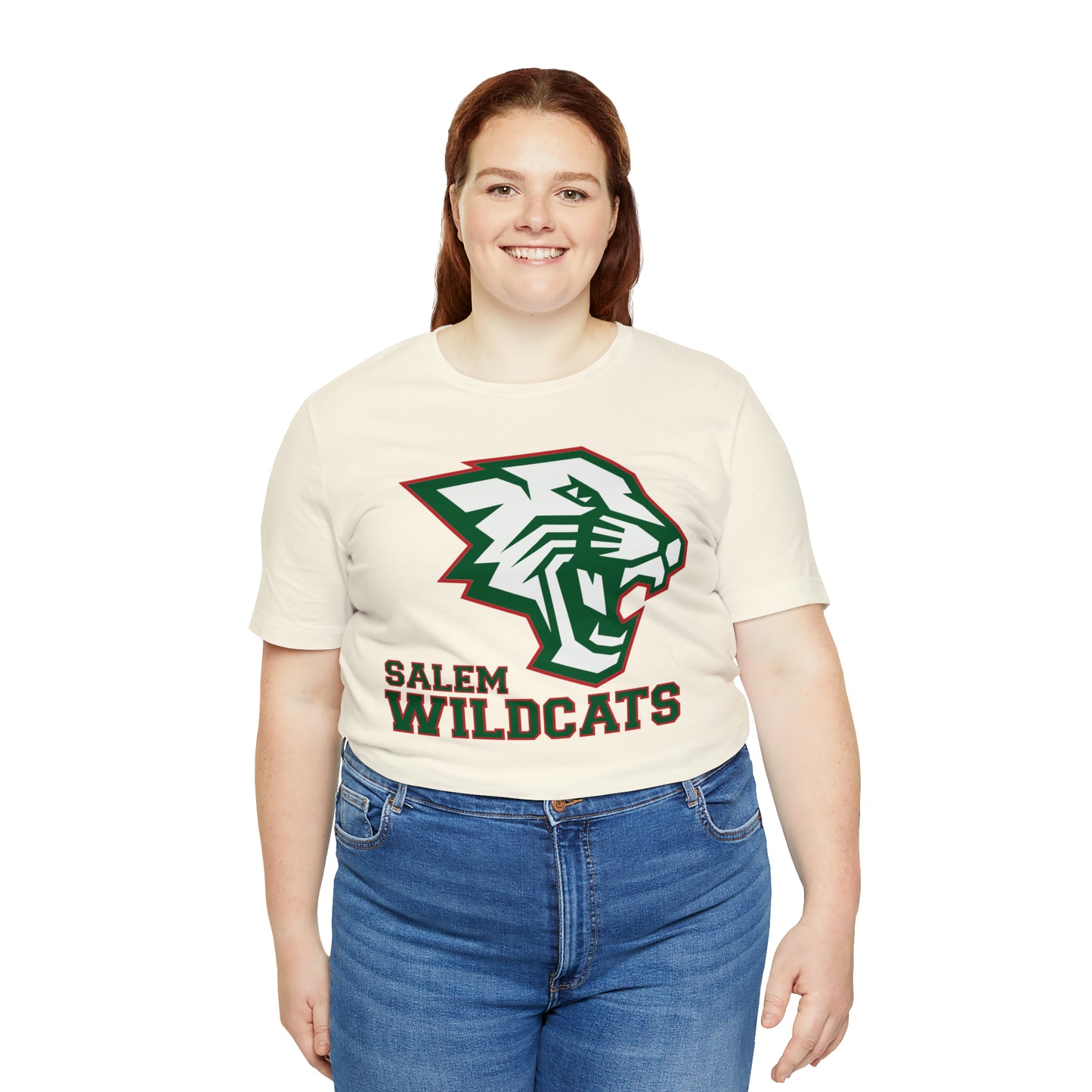 Salem Wildcats Jersey Short Sleeve Tee - Green Print