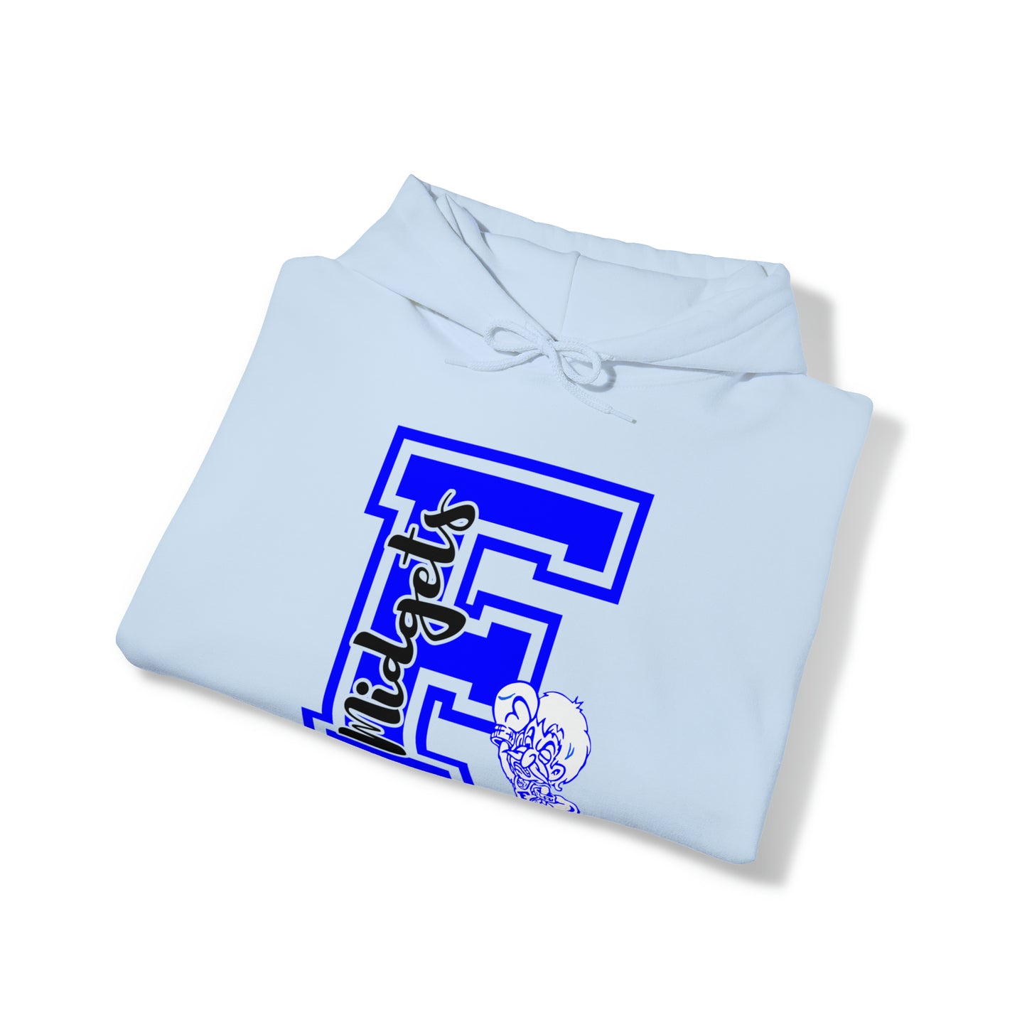 Give Me an F - Freeburg Midgets Logo Design Hooded Sweatshirt