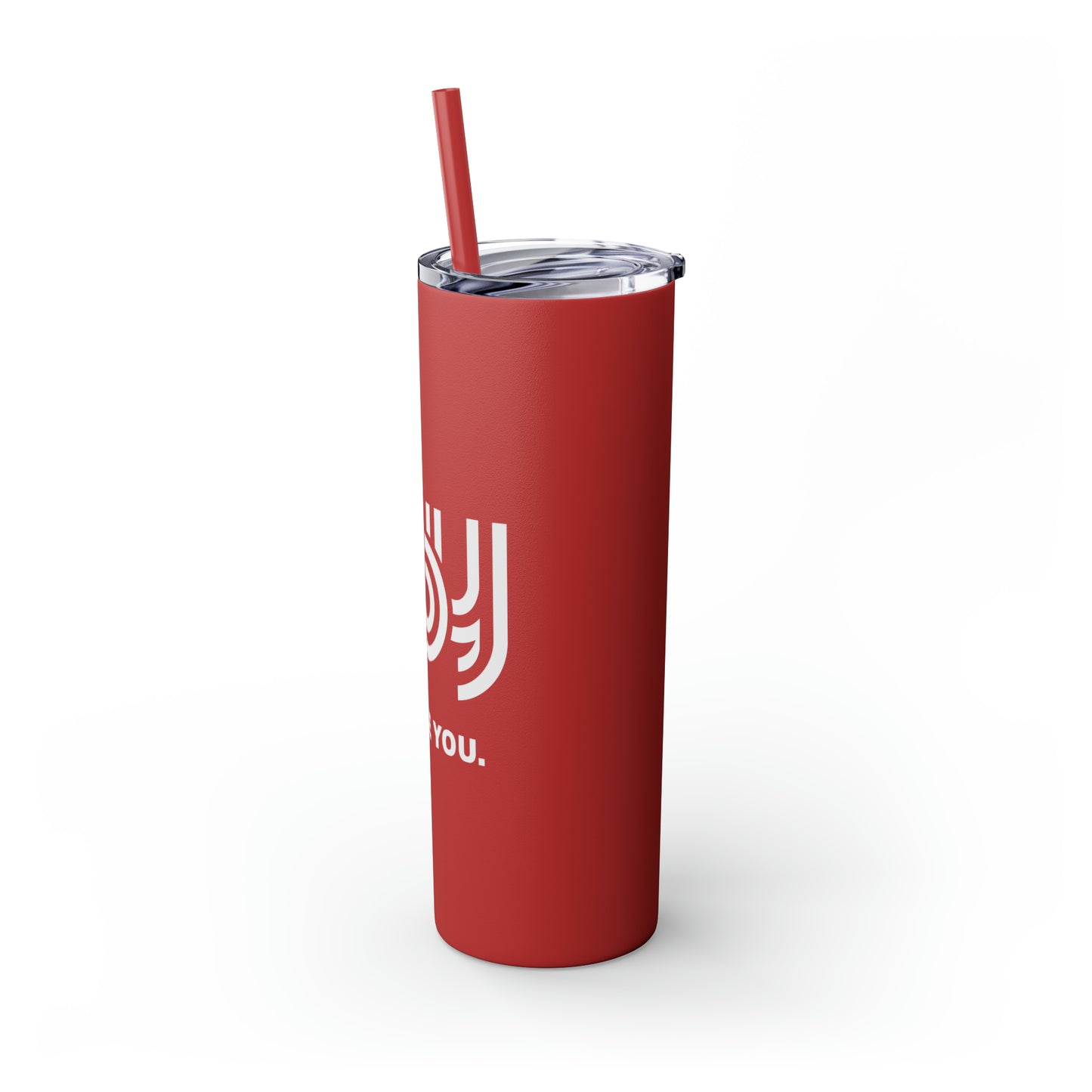 You Be You Skinny Tumbler with Straw, 20oz