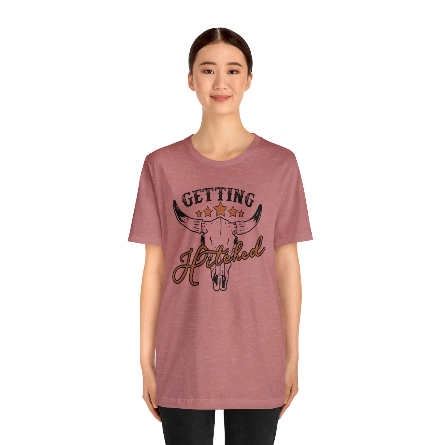 Vintage Getting Hitched Bride T-Shirt