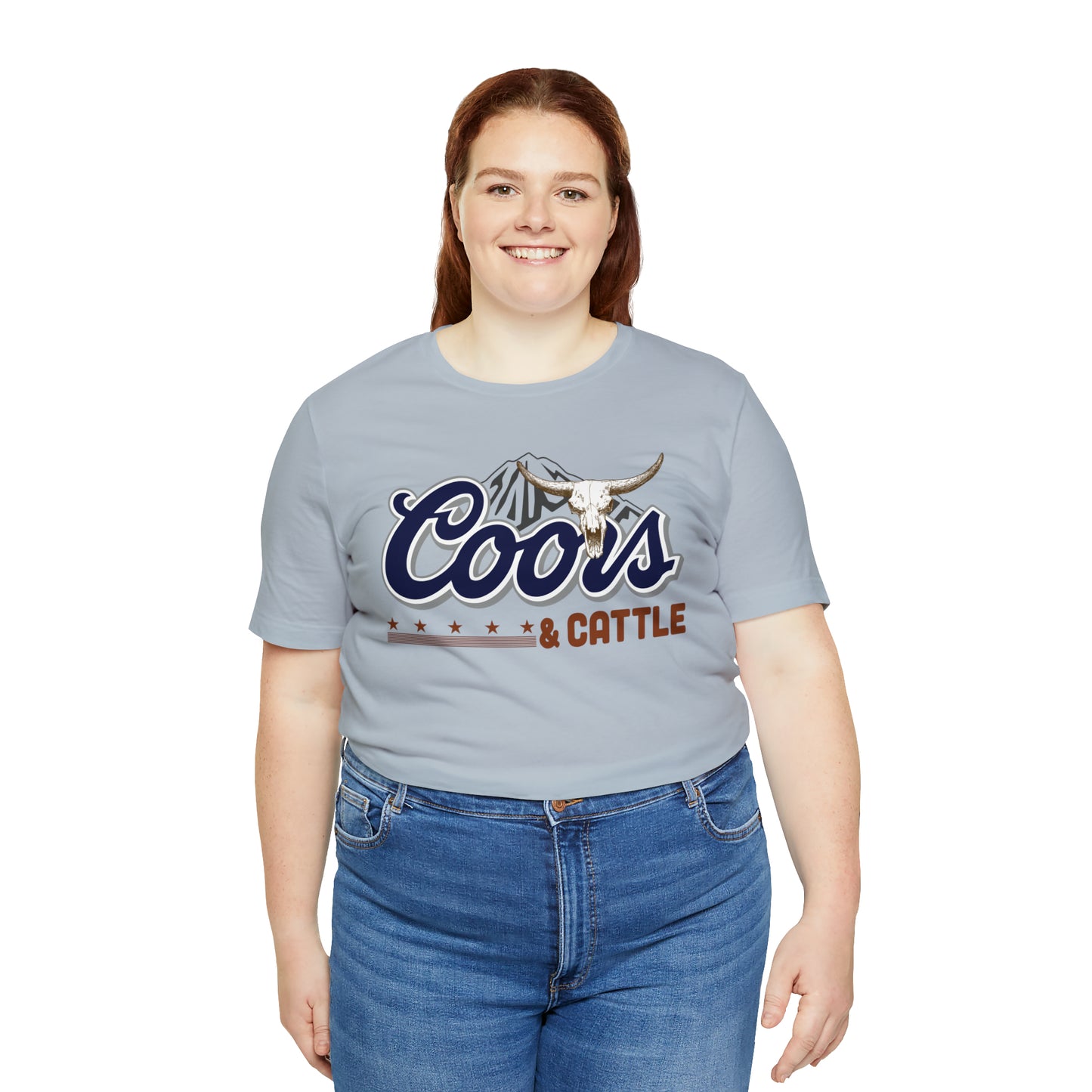 Beer and Cattle Unisex Jersey Short Sleeve Tee