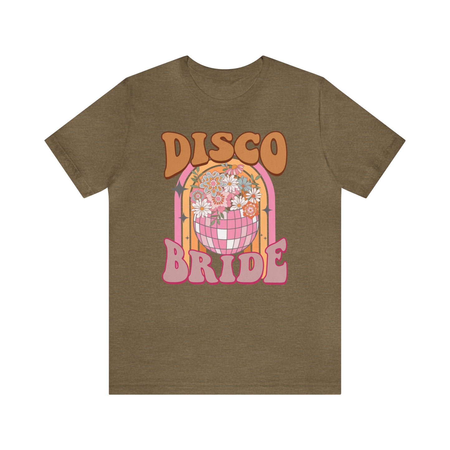 Retro Disco Bride Mirror Ball T-Shirt