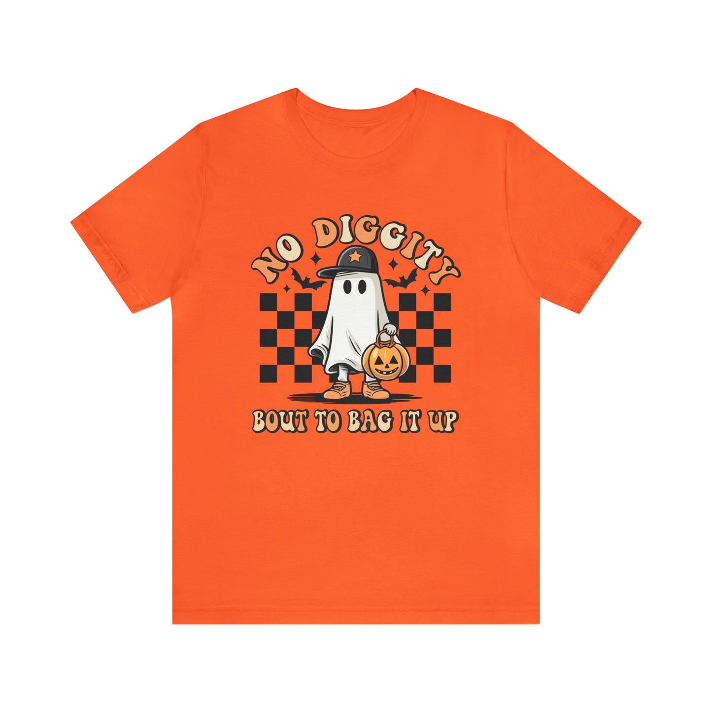 Halloween No Diggity Bout to Bag it Up T-Shirt