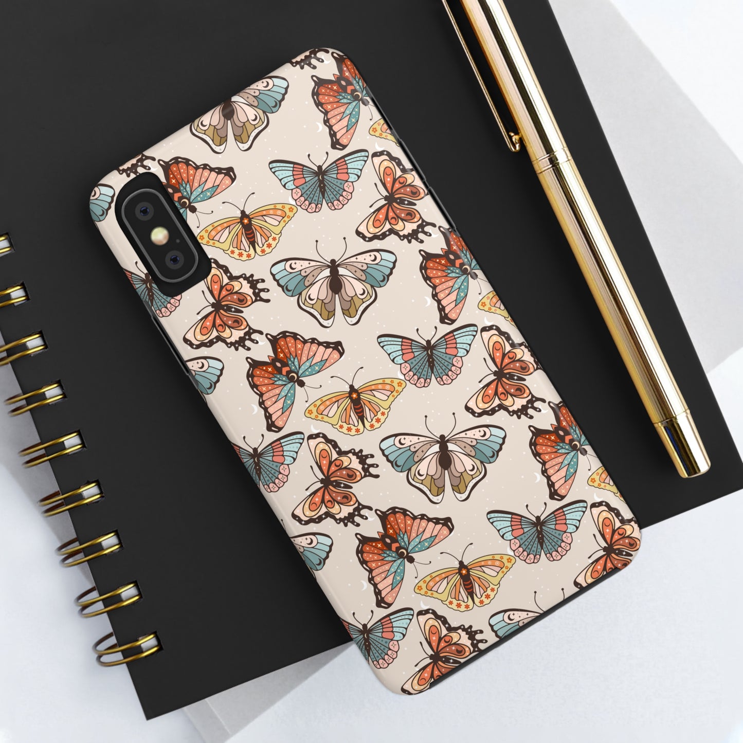 Butterfly Brown Tough Phone Cases