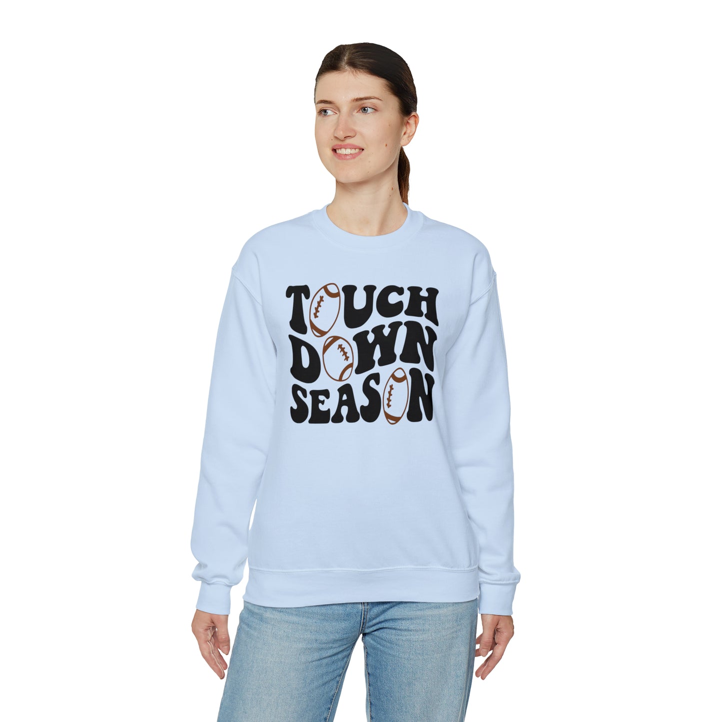 Touch Down Season Heavy Blend™ Crewneck Sweatshirt