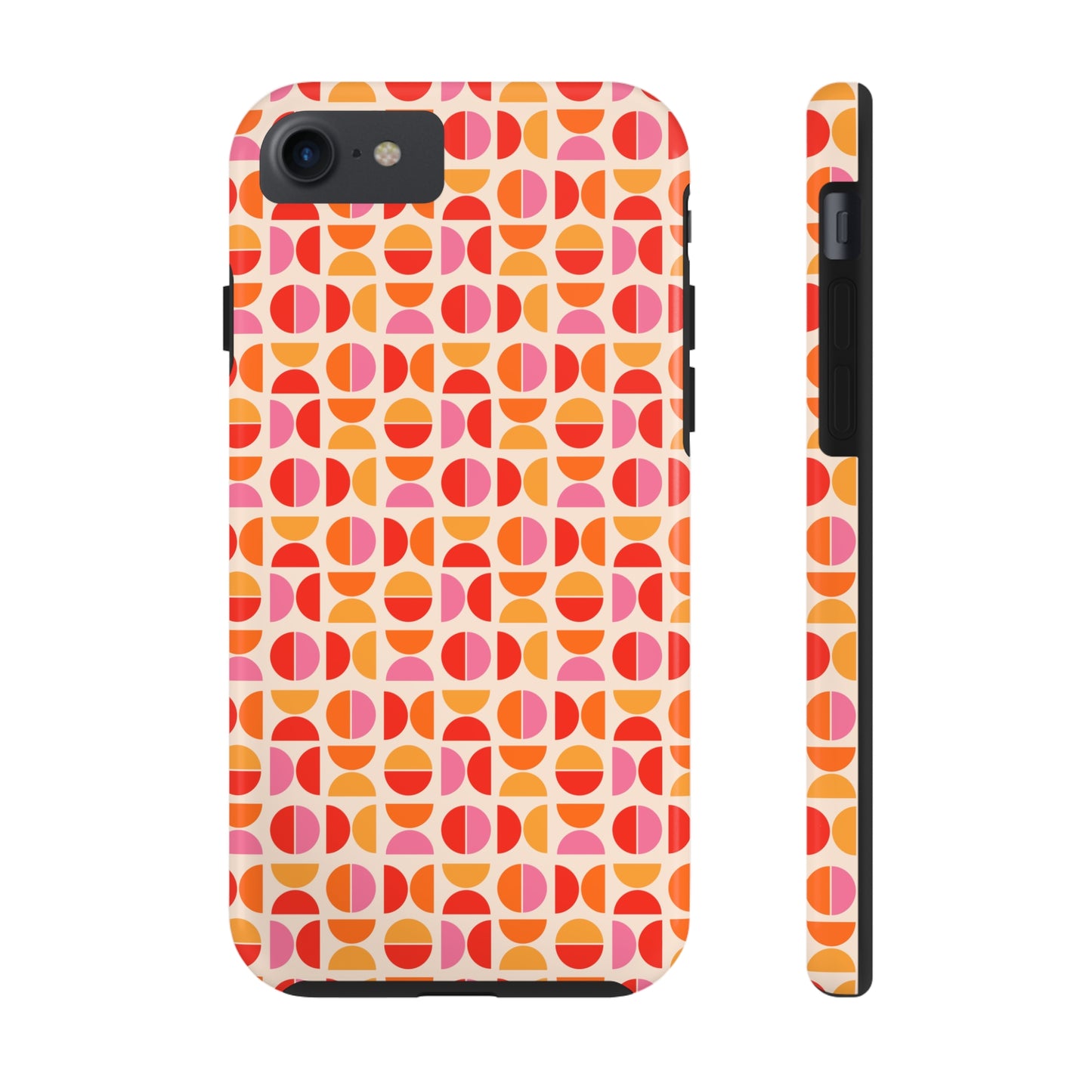 Retro Circle Tough Phone Cases