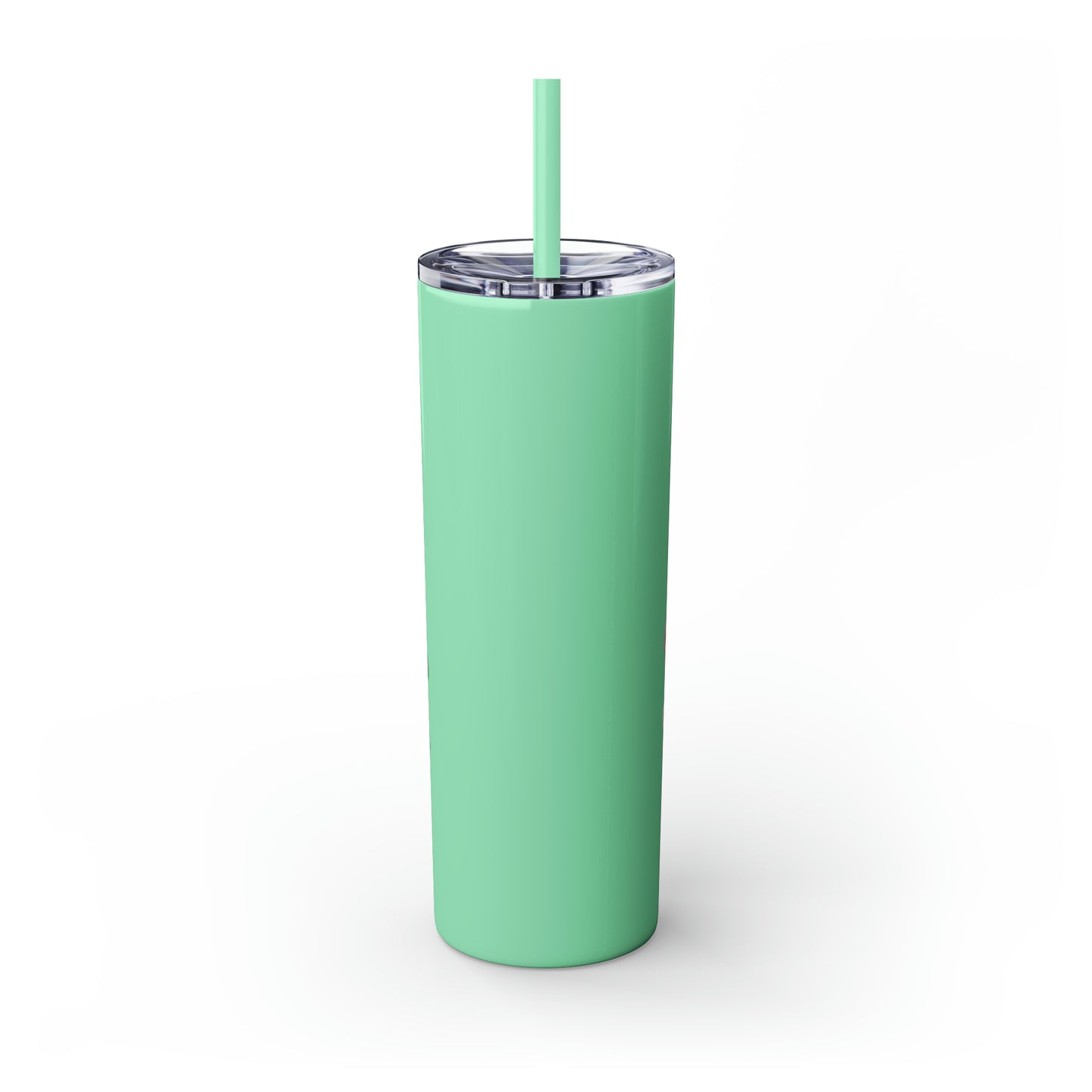 Peace on Earth Christmas/ Holiday Skinny Tumbler with Pick your Color Straw, 20oz