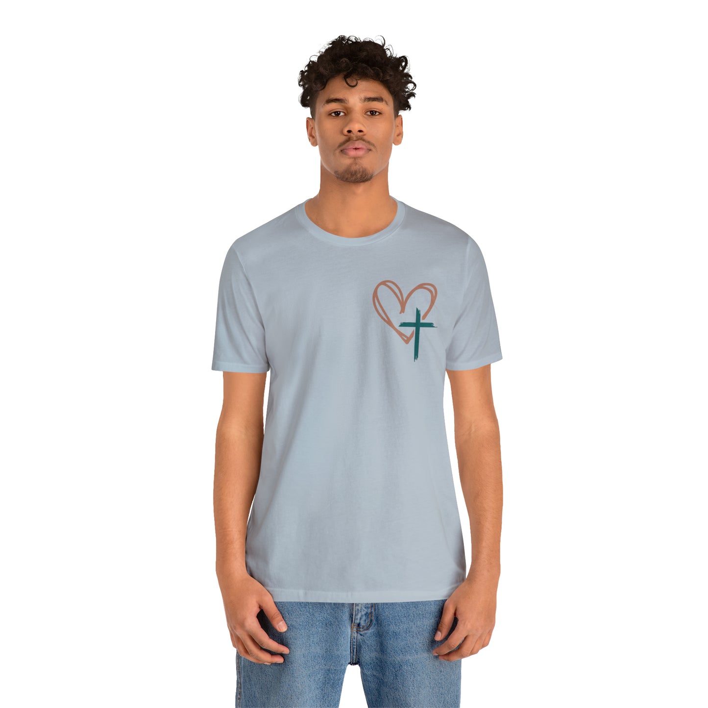 Amen Amen Amen with Cross Front and Back Design T-Shirt