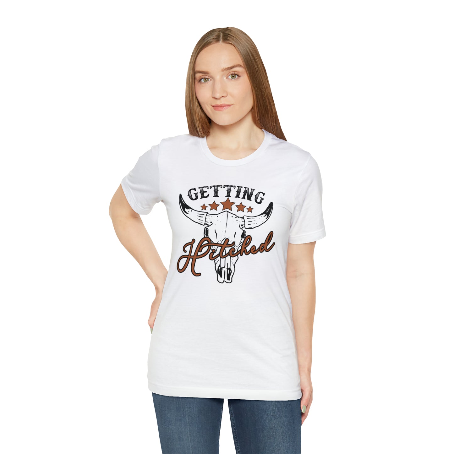 Vintage Getting Hitched Bride T-Shirt