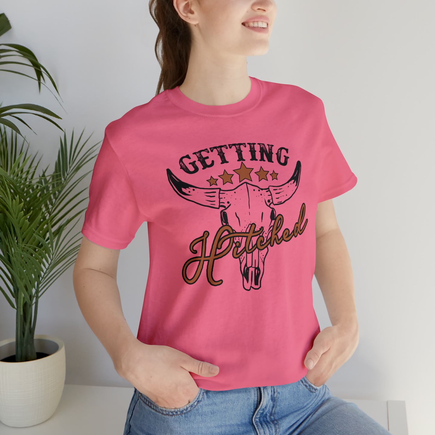 Vintage Getting Hitched Bride T-Shirt